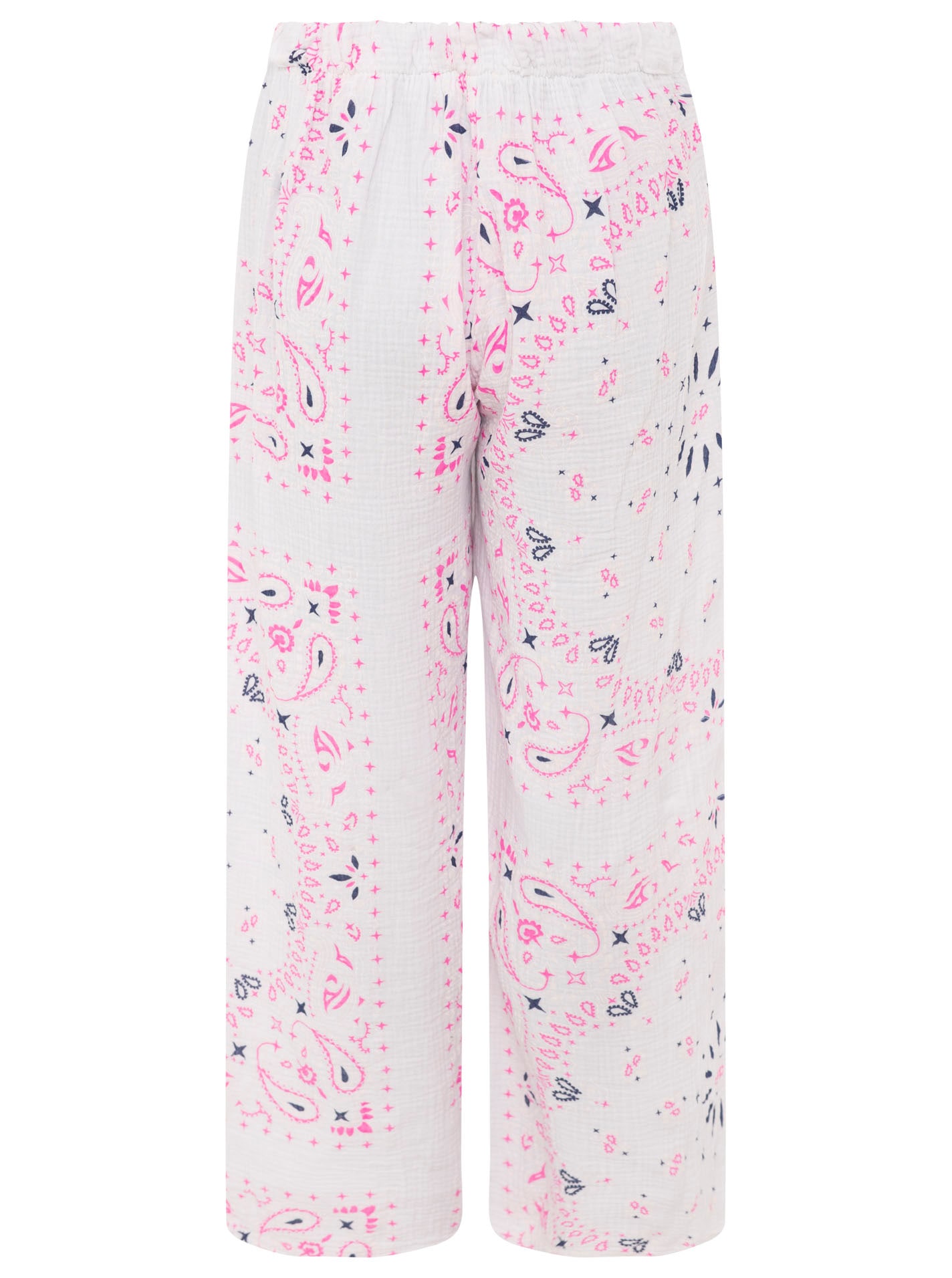 Zwillingsherz Pantalon en tissu »"Paisley Dreams"«  motif paisley, ceinture élastique avec cordon, mousseline