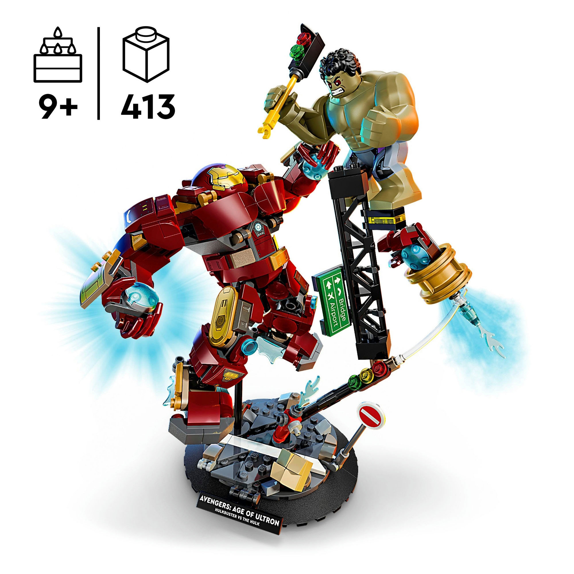 LEGO® Konstruktionsspielsteine »Duell der Giganten: Hulkbuster vs. Hulk (76343), LEGO Super Heroes«