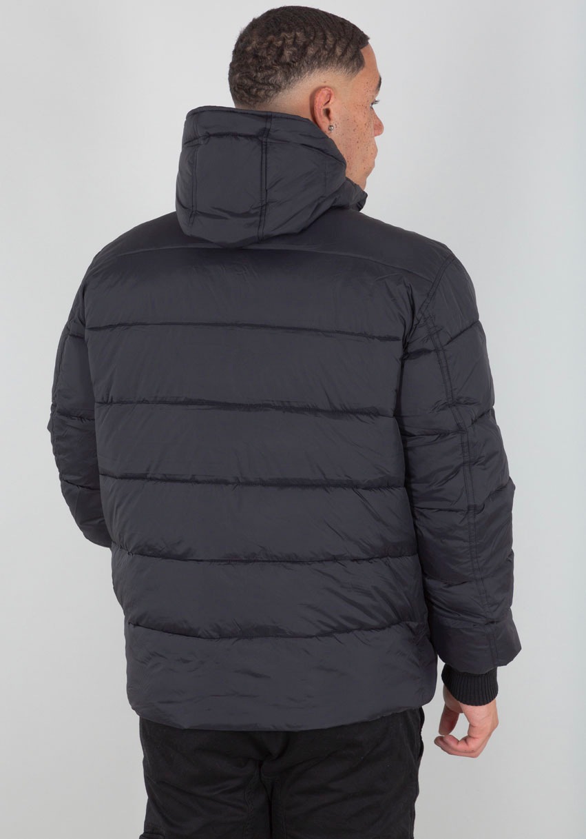 Alpha Industries Steppjacke »Hooded Puffer Alpha FD« mit Kapuze Kunstfaser, regular fit