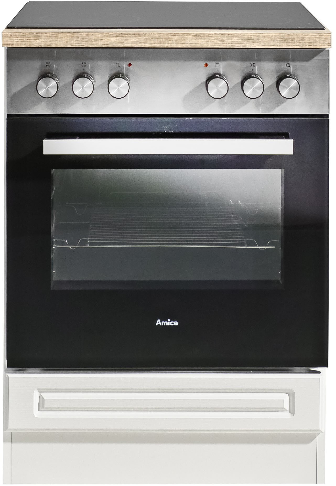 wiho Küchen Armoire encastrée pour cuisinière »Linz« 60 cm breit, in Landhaus-Optik