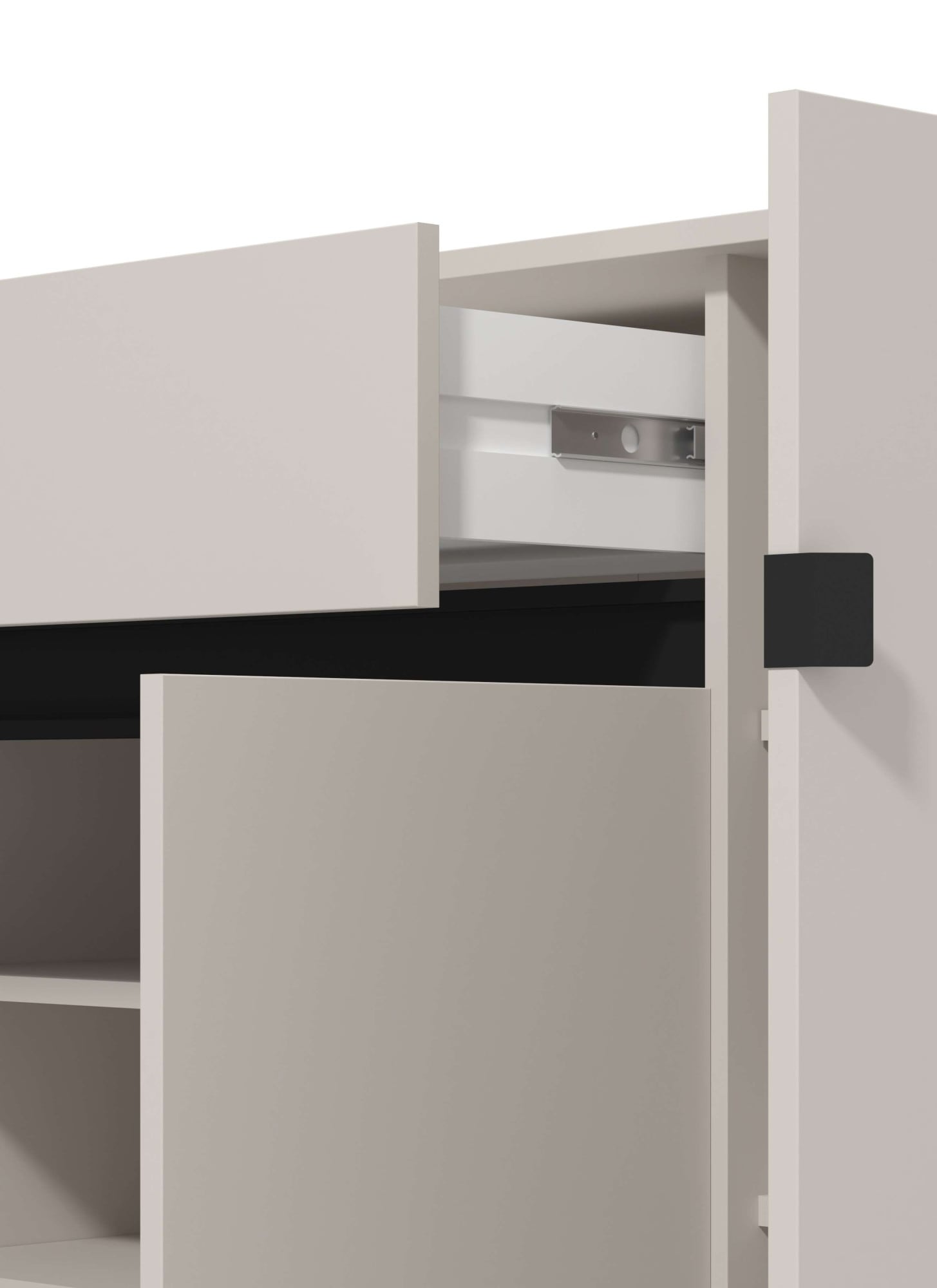 Home affaire Schuhkommode »Flannan, Schuhregal, Schuhschrank, Gesamthöhe 109,5 cm« sechs Regale und eine Schublade, Gesamtbreite 118,5 cm