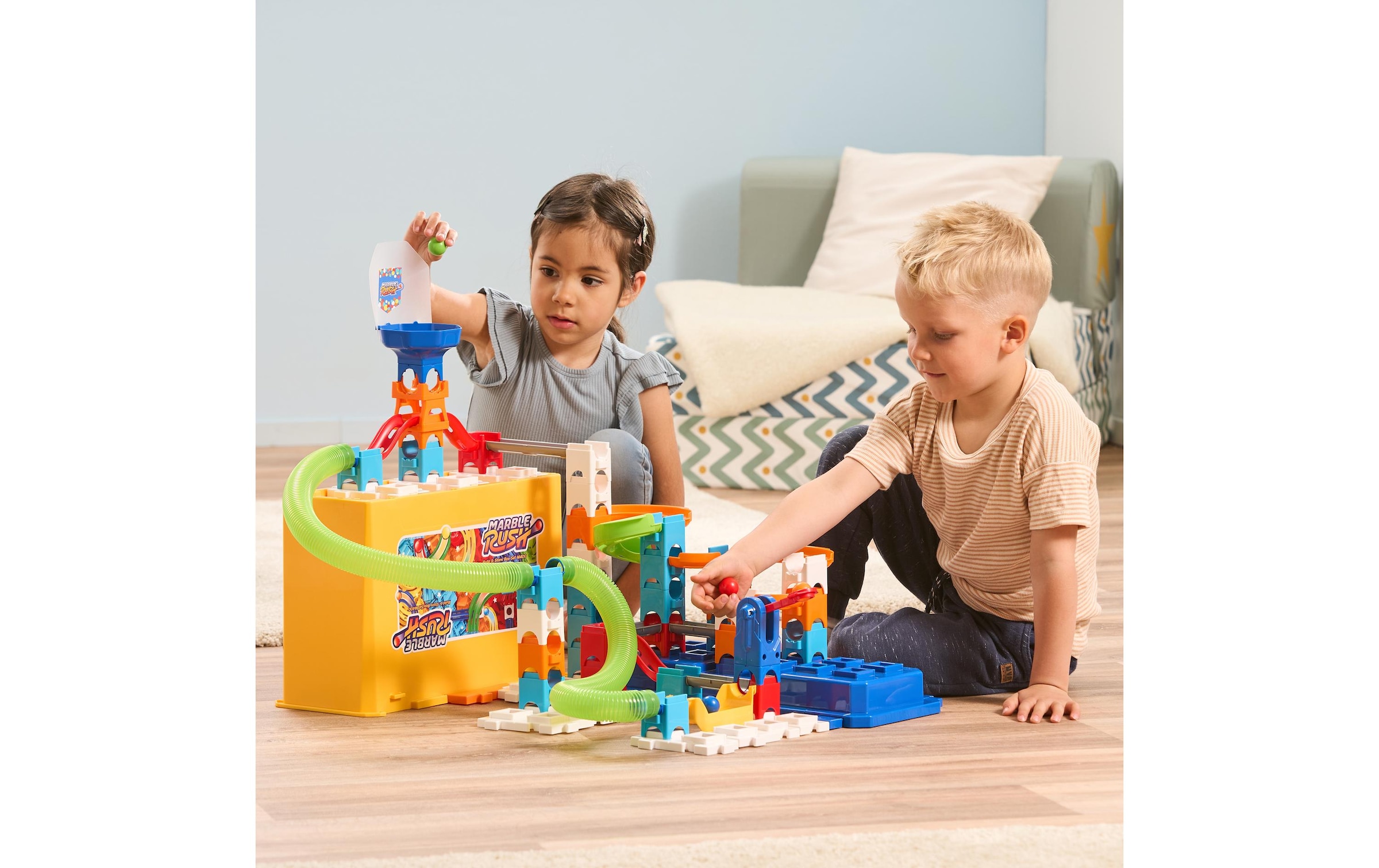 Vtech® Lernspielzeug »Marble Rush Build & Store Box Set M400 -DE-«