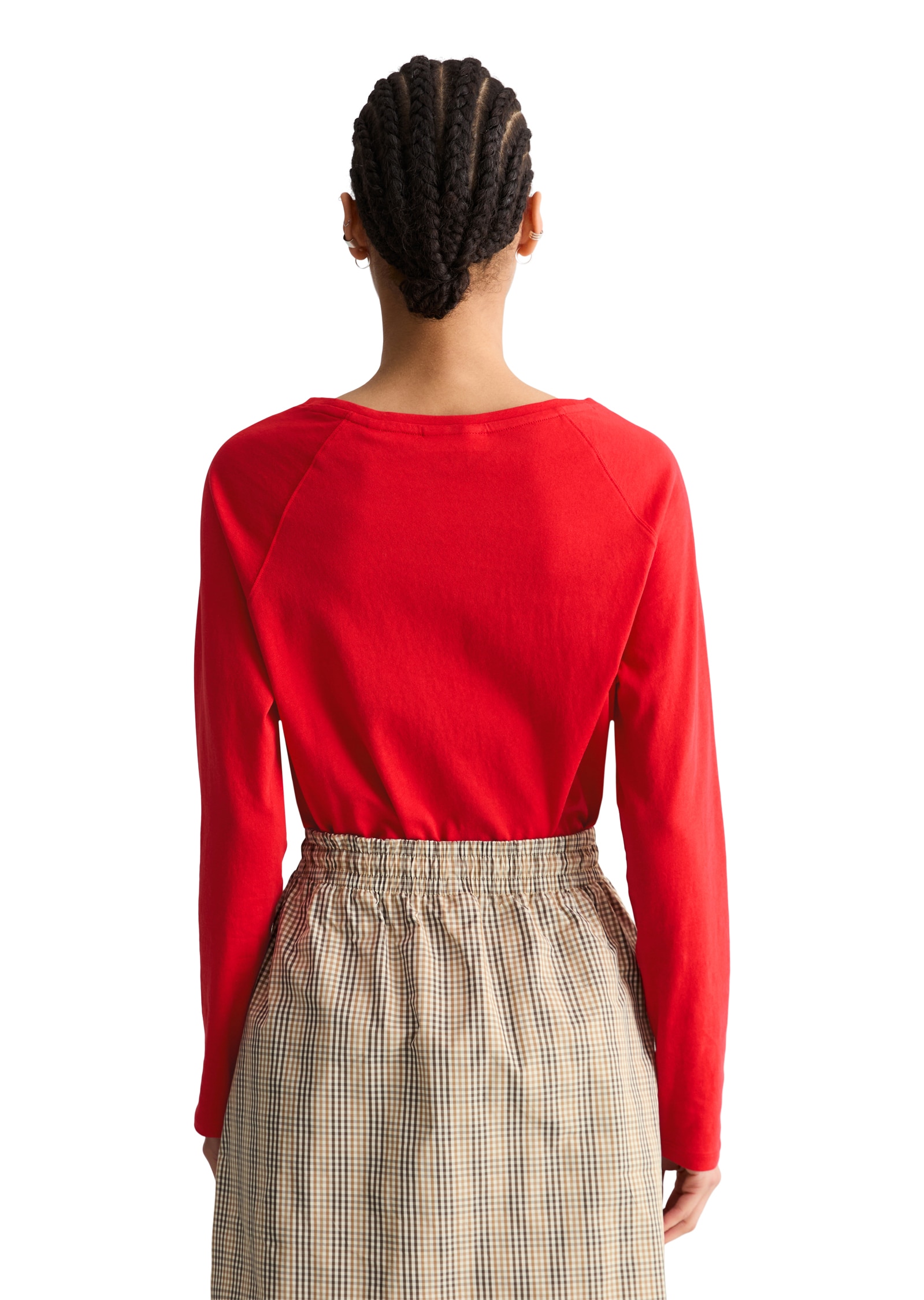 Marc O'Polo DENIM T-shirt à manches longues relaxed fit mit Raglan-Ärmeln, U-Boot-Ausschnitt