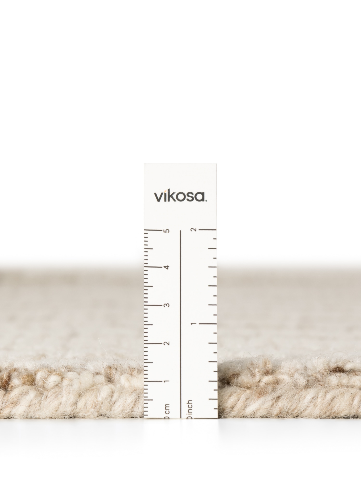 vikosa Tapis en laine »Structa« Rectangulaire 15 mm Höhe Handgemacht, Grafisch, Karo, Natur, Wolle, Wohnzimmer,Schlafzimmer