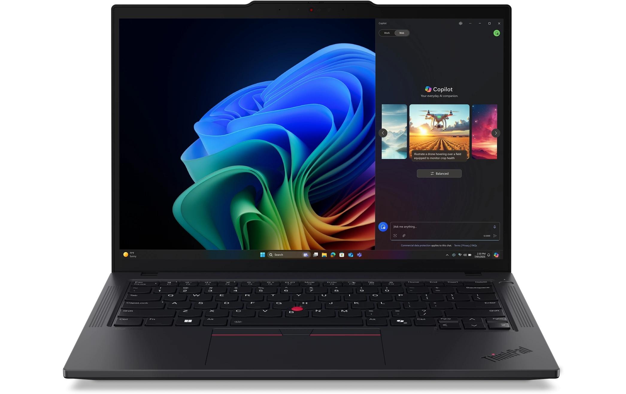 Lenovo Notebook »ThinkPad T14 Gen 6 (AMD) Copilot+ PC« / 14 ″ AMD Ryzen™ AI 7 1.000 GB SSD