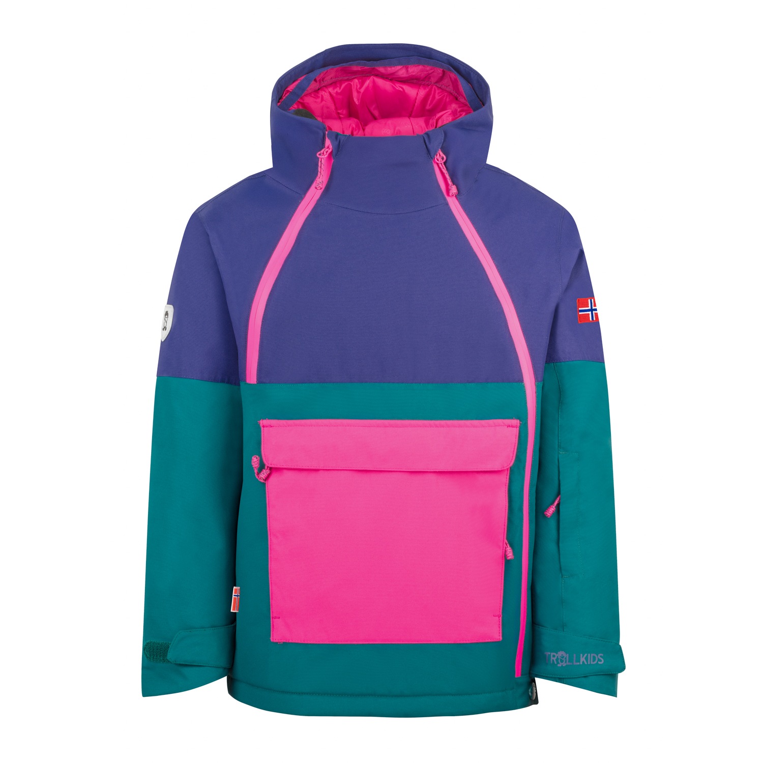 TROLLKIDS Veste d'hiver »KIDS EIKEDALEN JACKET« avec grande poche frontale, coupe-vent, imperméable, respirant