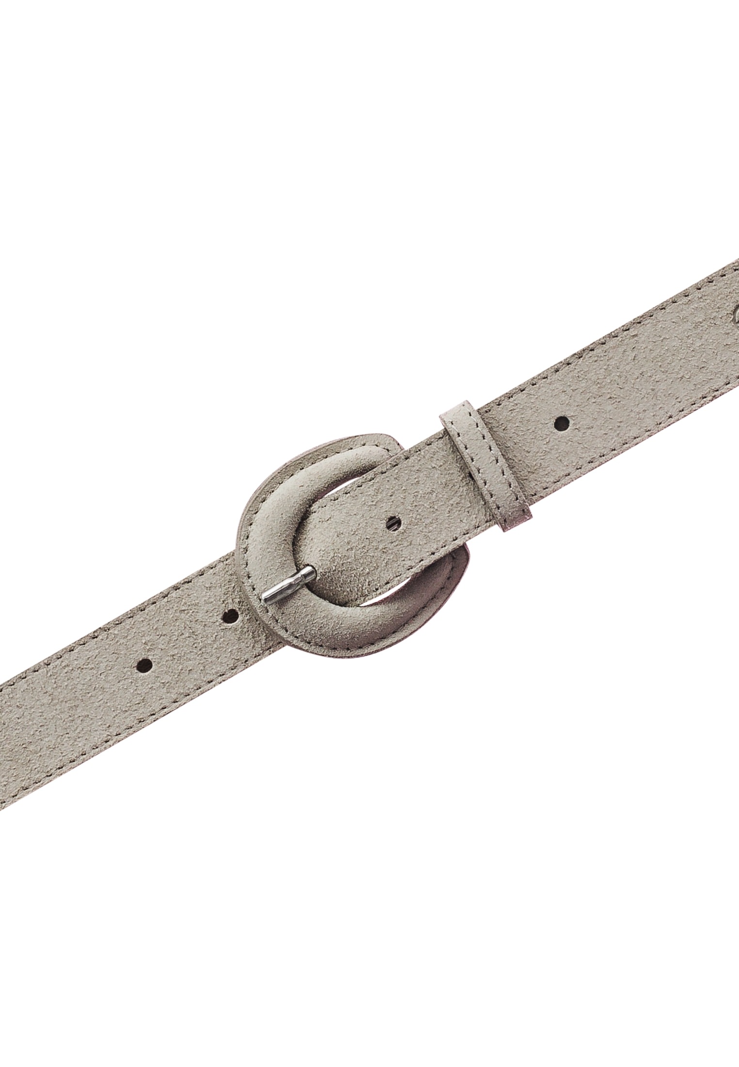 Tamaris Ceinture en cuir »Florence« en cuir de vache, avec boucle demi-ronde recouverte de cuir
