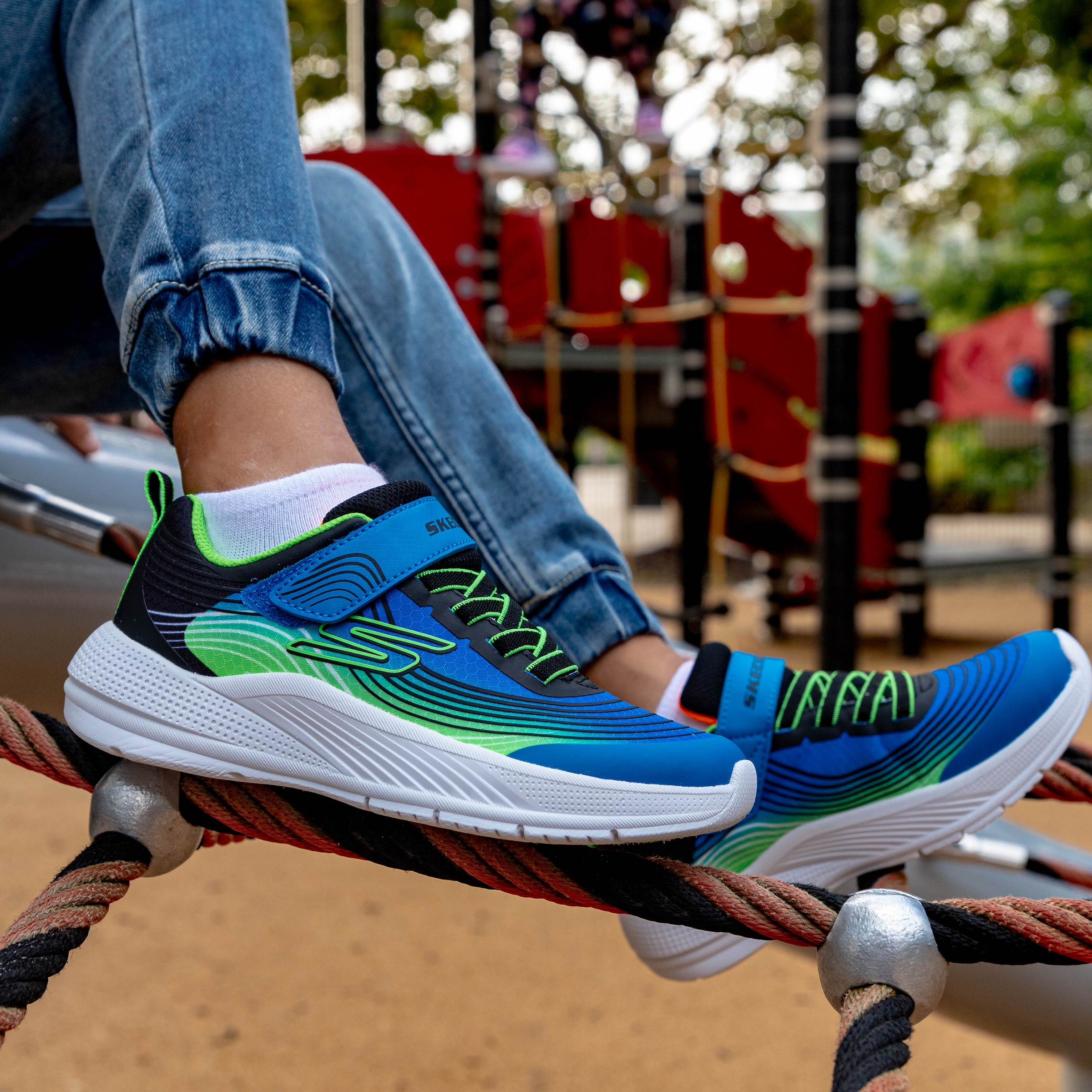 Skechers Sneakers »MICROSPEC ADVANCE«  , Freizeitschuh mit Klettverschluss, Grössenschablone zum Download