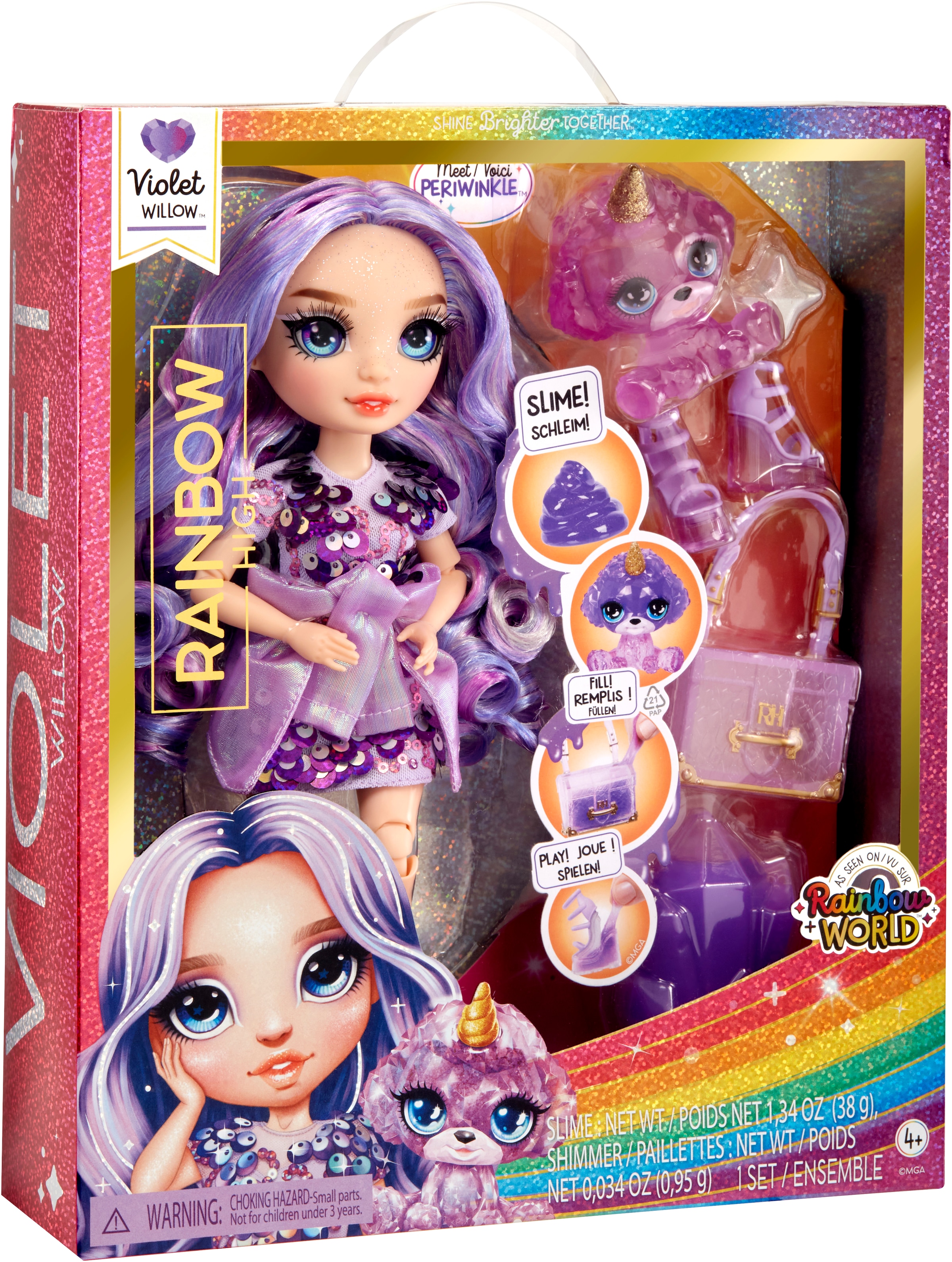 RAINBOW HIGH Poupée à habiller »Classic Rainbow Fashion Doll - Violet (purple)«