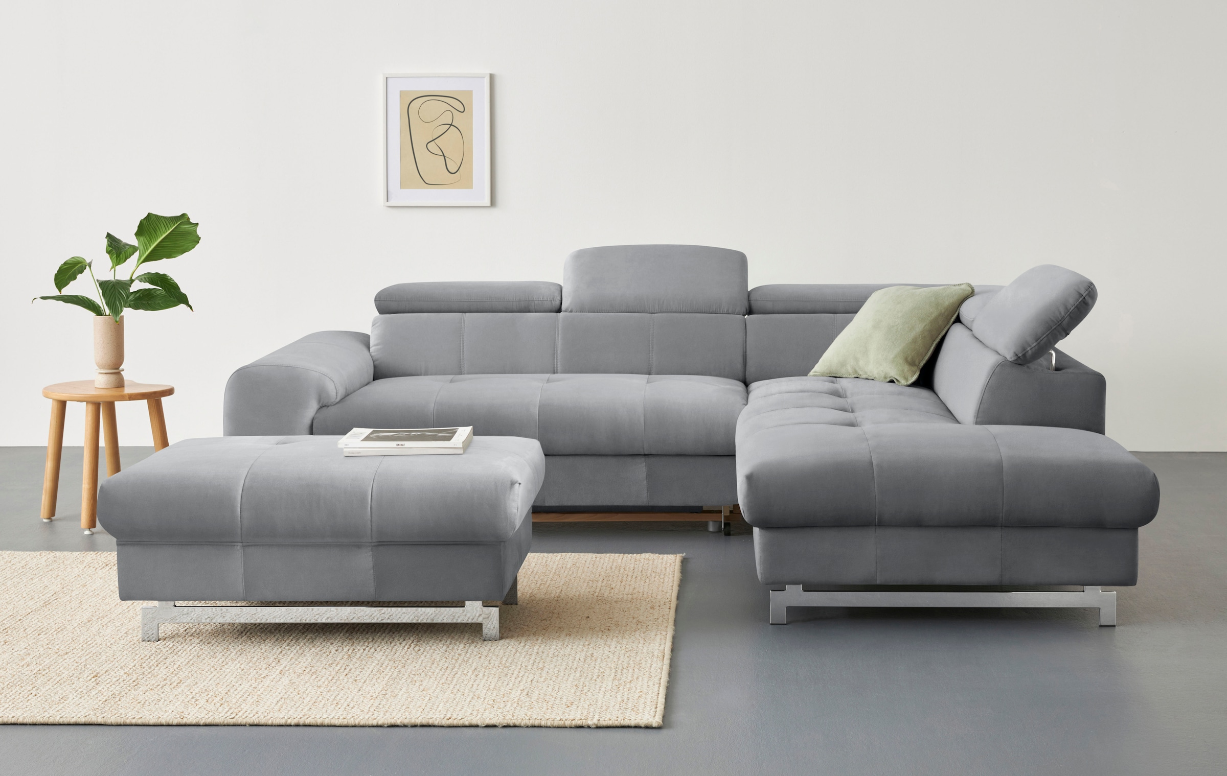 COTTA Hocker »Chef« mit edlen Metallfüssen