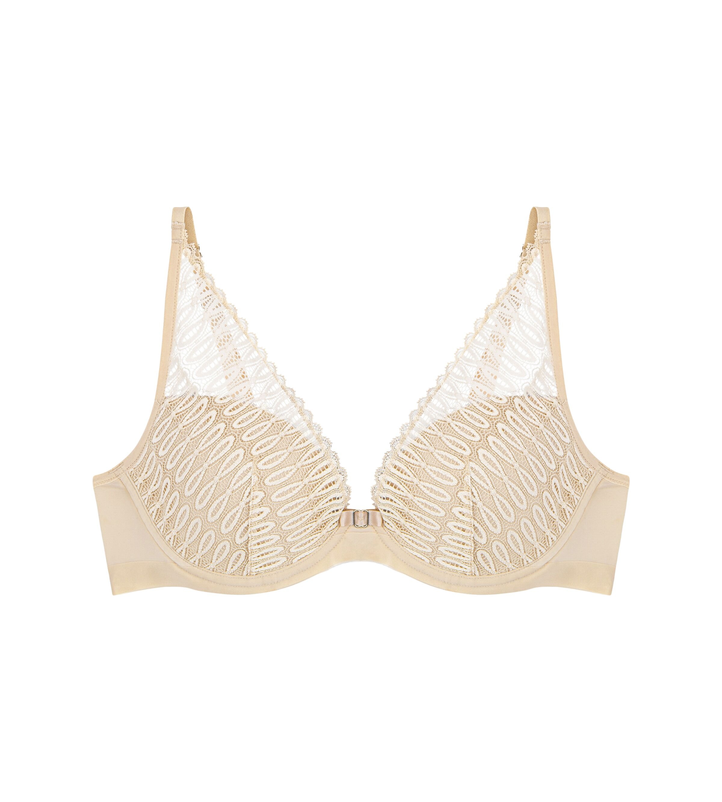 Triumph Bügel-BH »Aura Spotlight WP« moderne Grafikspitze, tiefer V-Ausschnitt