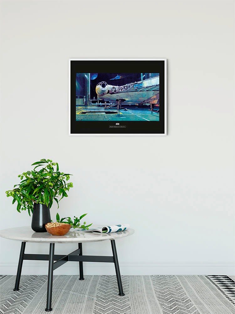 Komar Image »Star Wars Classic RMQ Falcon Hangar« Star Wars 1 cuis tlg. Wandbild zur Dekoration im Kinderzimmer - ohne Rahmen