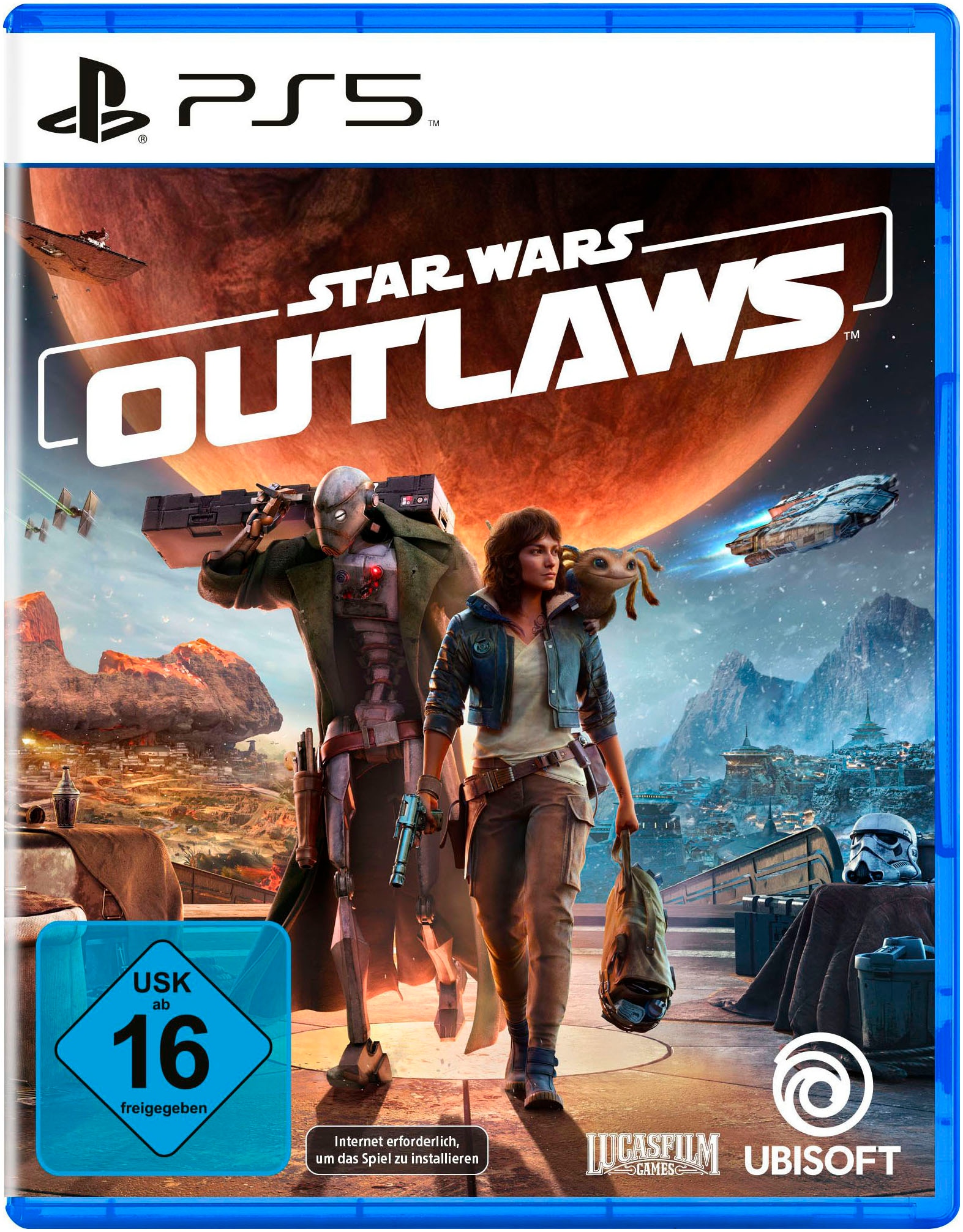 PlayStation 5 Set de consoles »PS5 Disk Edition (Slim) + Star Wars Outlaws« 1.000 Go 1 To