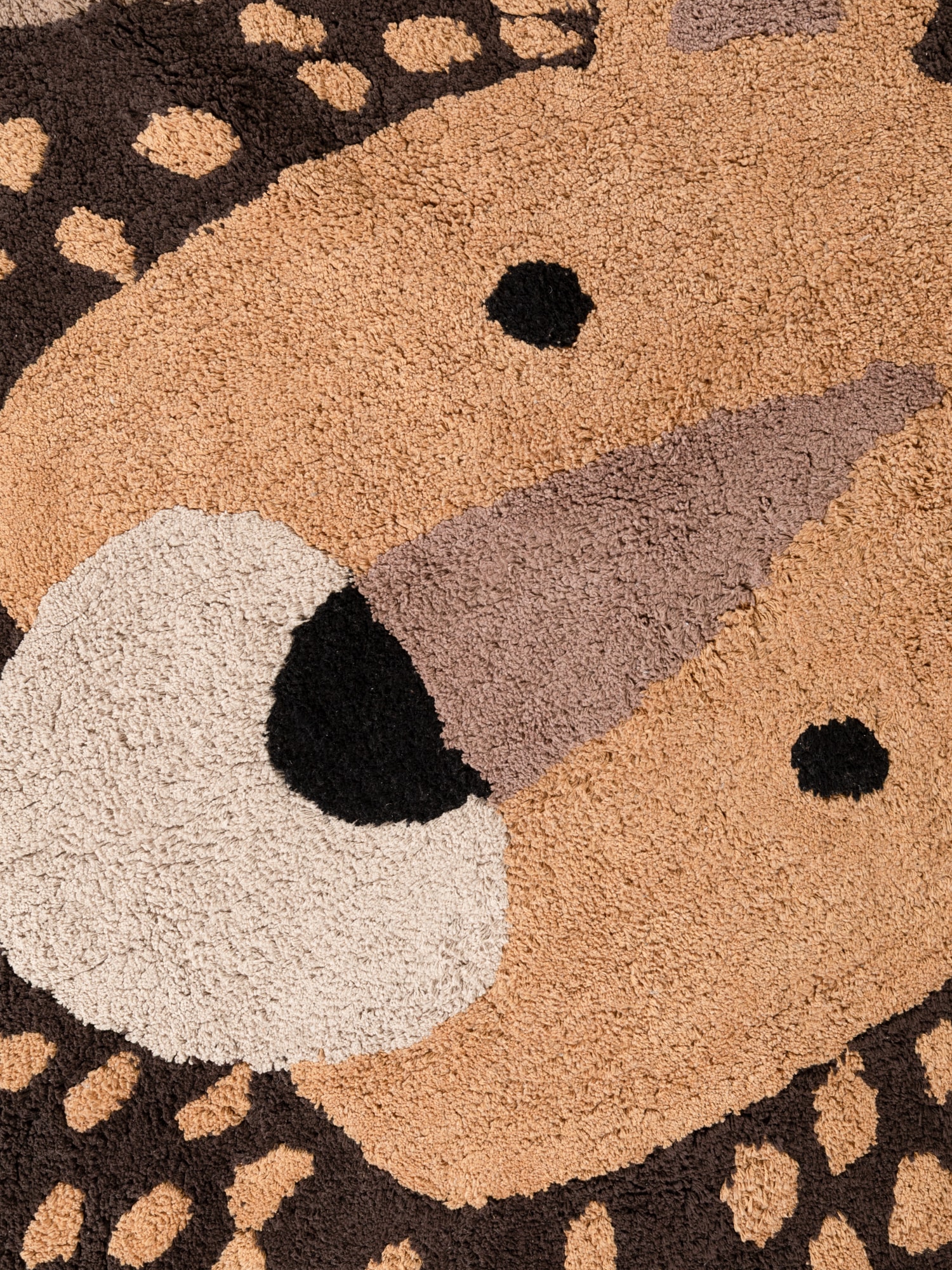 HANSE Home Tapis pour enfants »Roary« Forme de motif 10 mm Höhe lavable, fait main, coton, tapis de jeu antidérapant pour chambre d'enfants