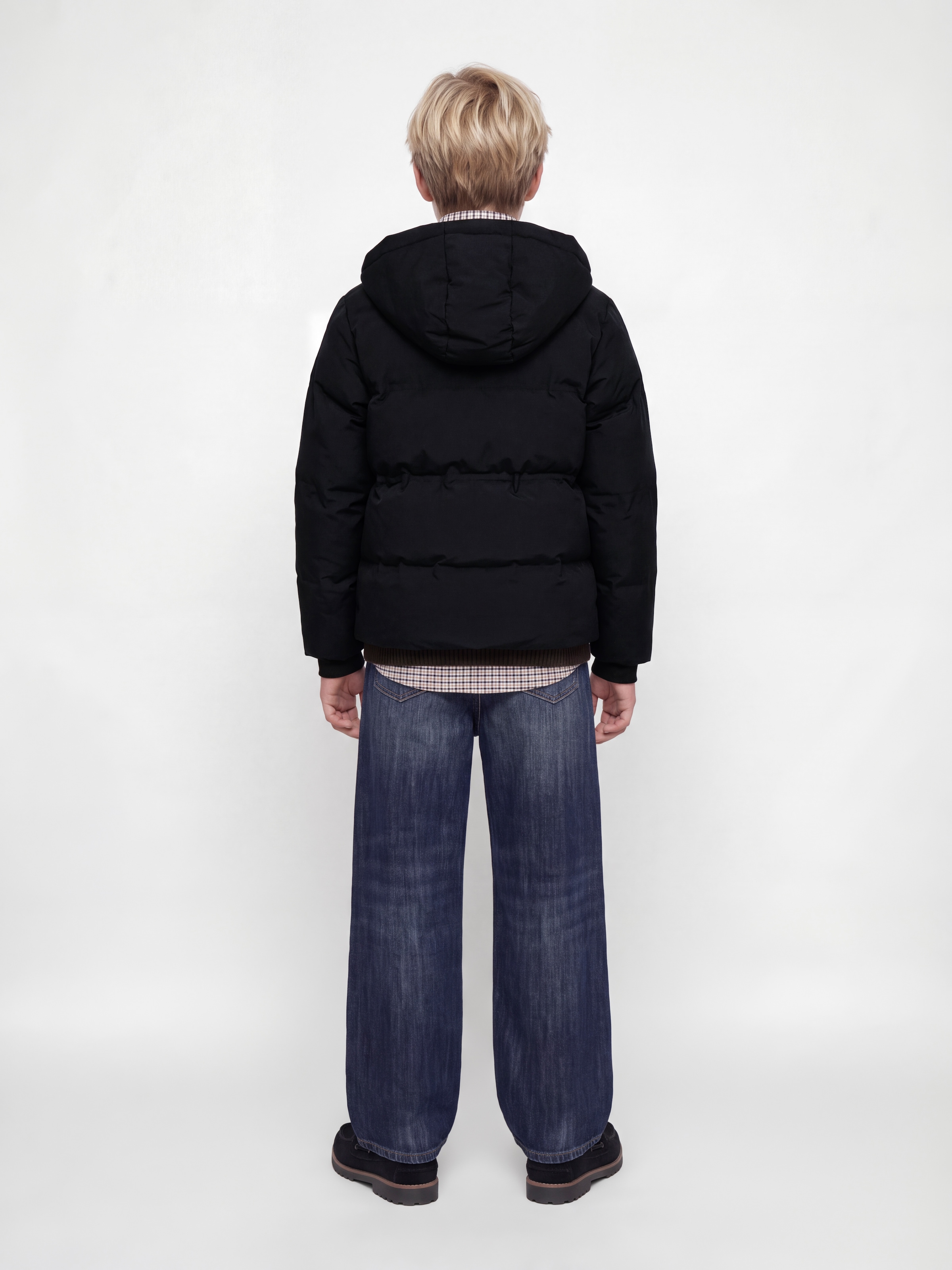 Jack & Jones Junior Veste matelassée »JCOTRACE ALPHA PUFFER JACKET JNR« avec capuche fibre synthétique, coupe normale
