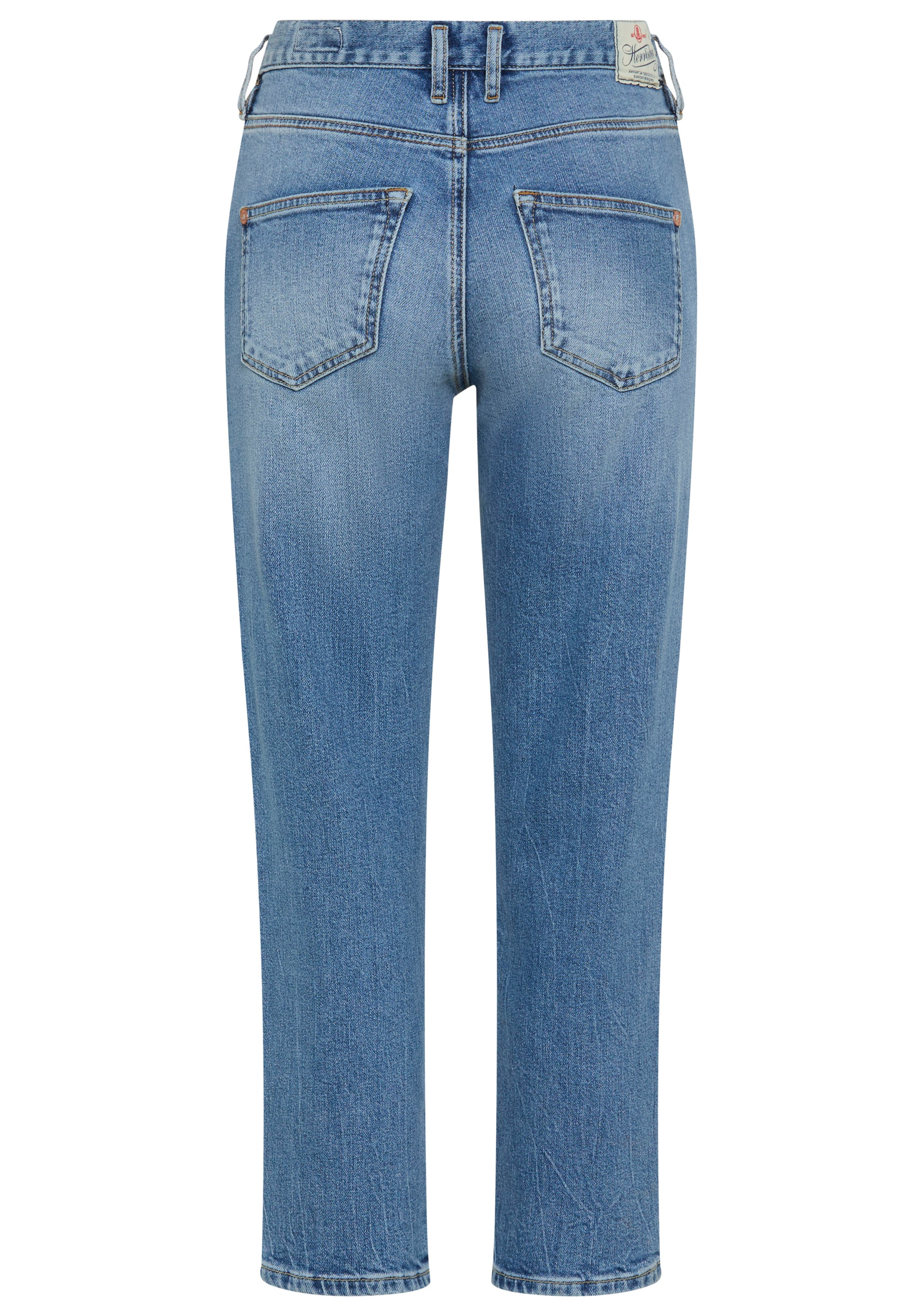 Herrlicher 5-Pocket-Jeans »Breezy Cropped Denim« Straight Fit