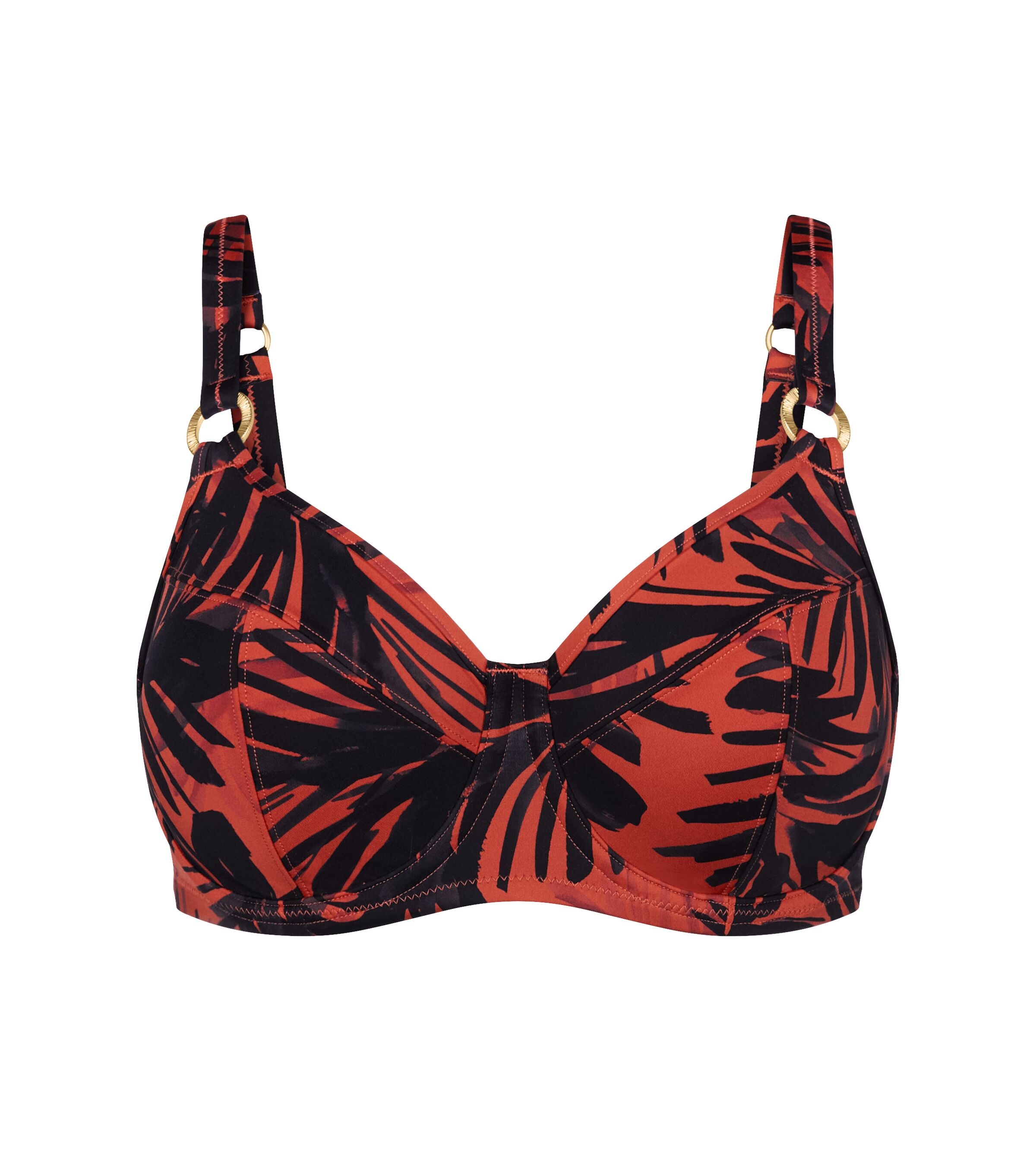 Triumph Haut de bikini à armatures »Summer Palm W 01« Minimizer - réduit visuellement la poitrine d'une taille de bonnet