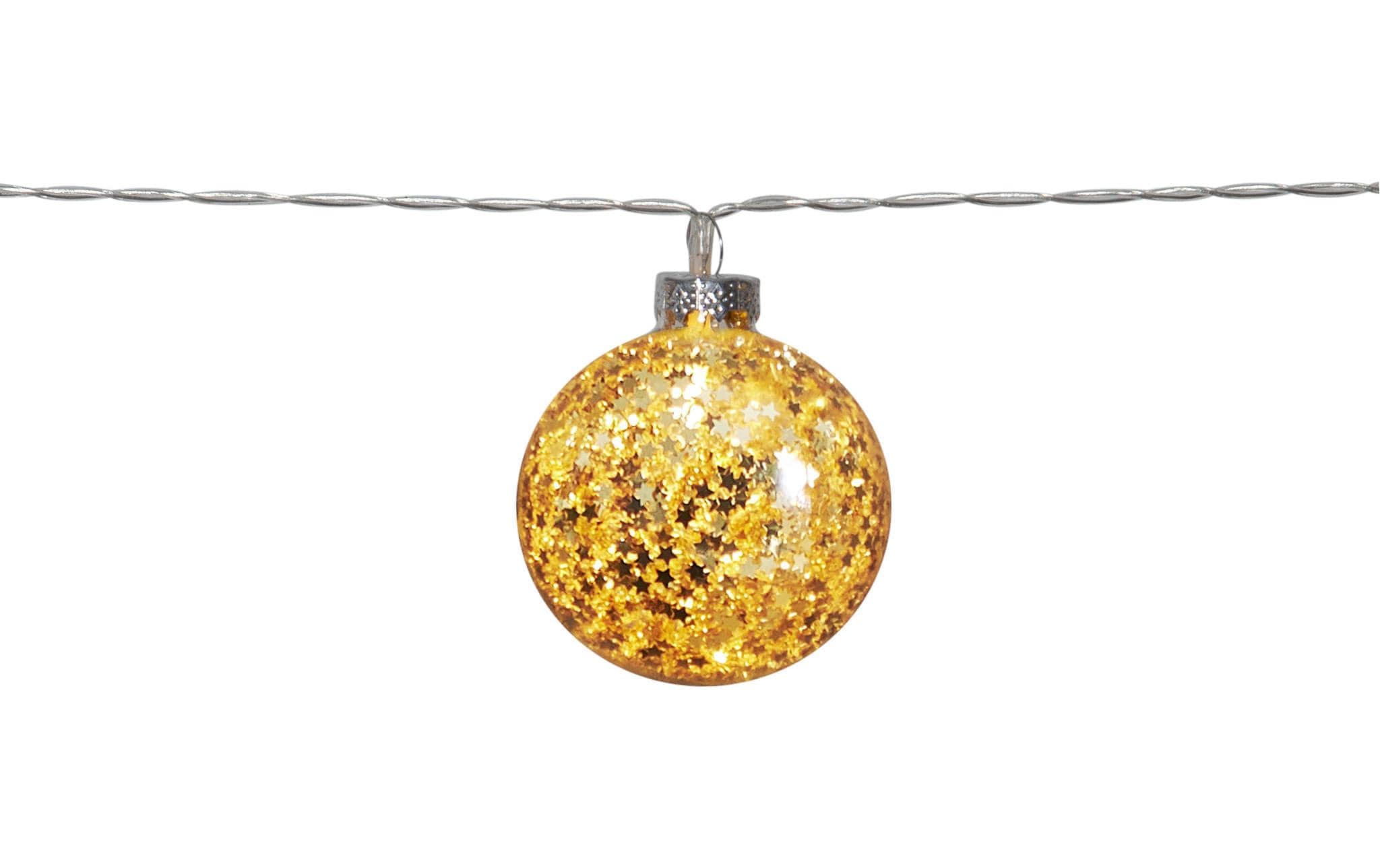 Parforce Traditional Hunting LED-Lichterkette »Glitter, 44986 m, 10 LEDs, Gold« 10 Stk.-flammig