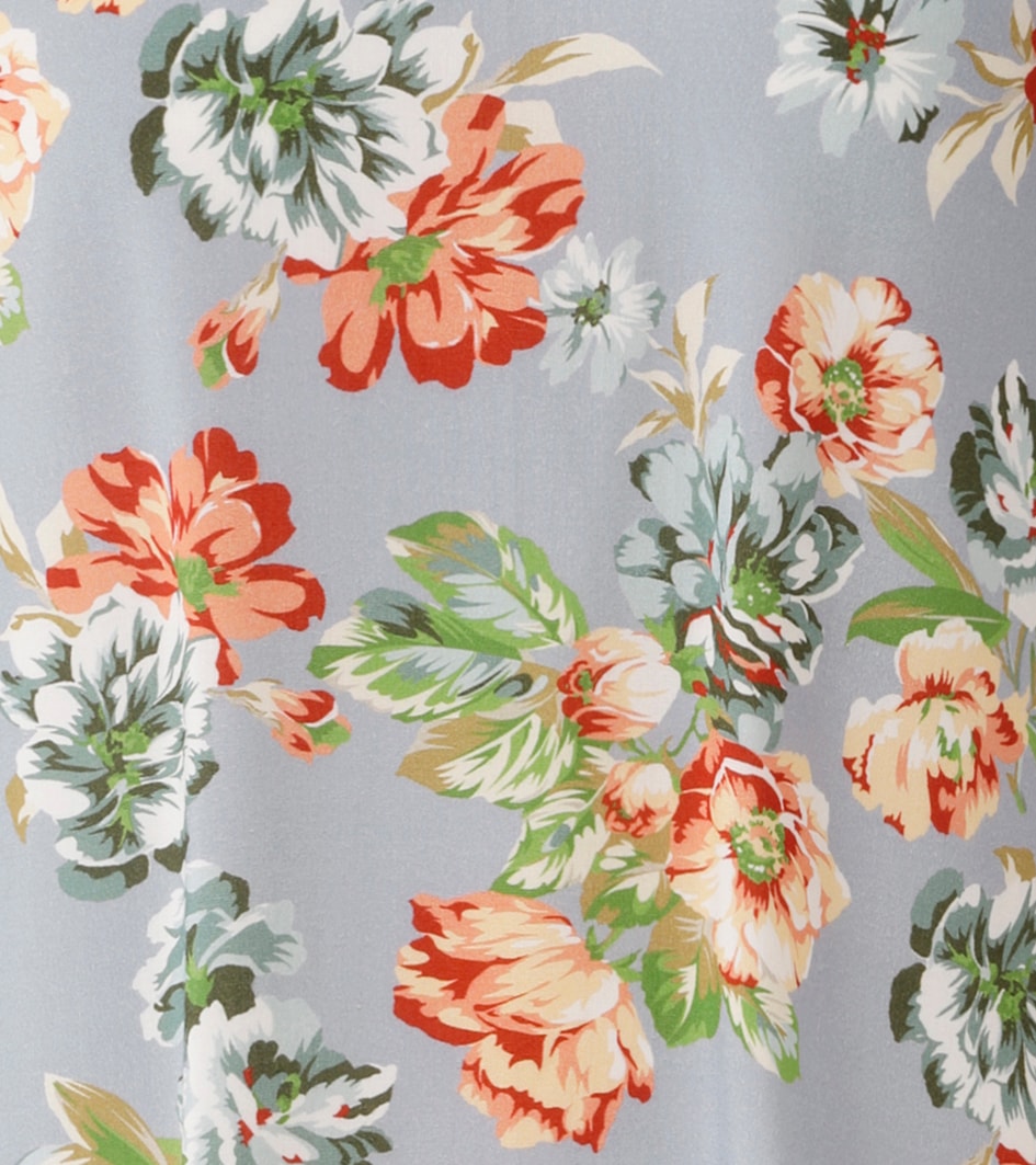 Aniston CASUAL Blouse à enfiler mit farbenfrohen Blumendruck - jedes Teil ein Unikat - NEUE KOLLEKTION