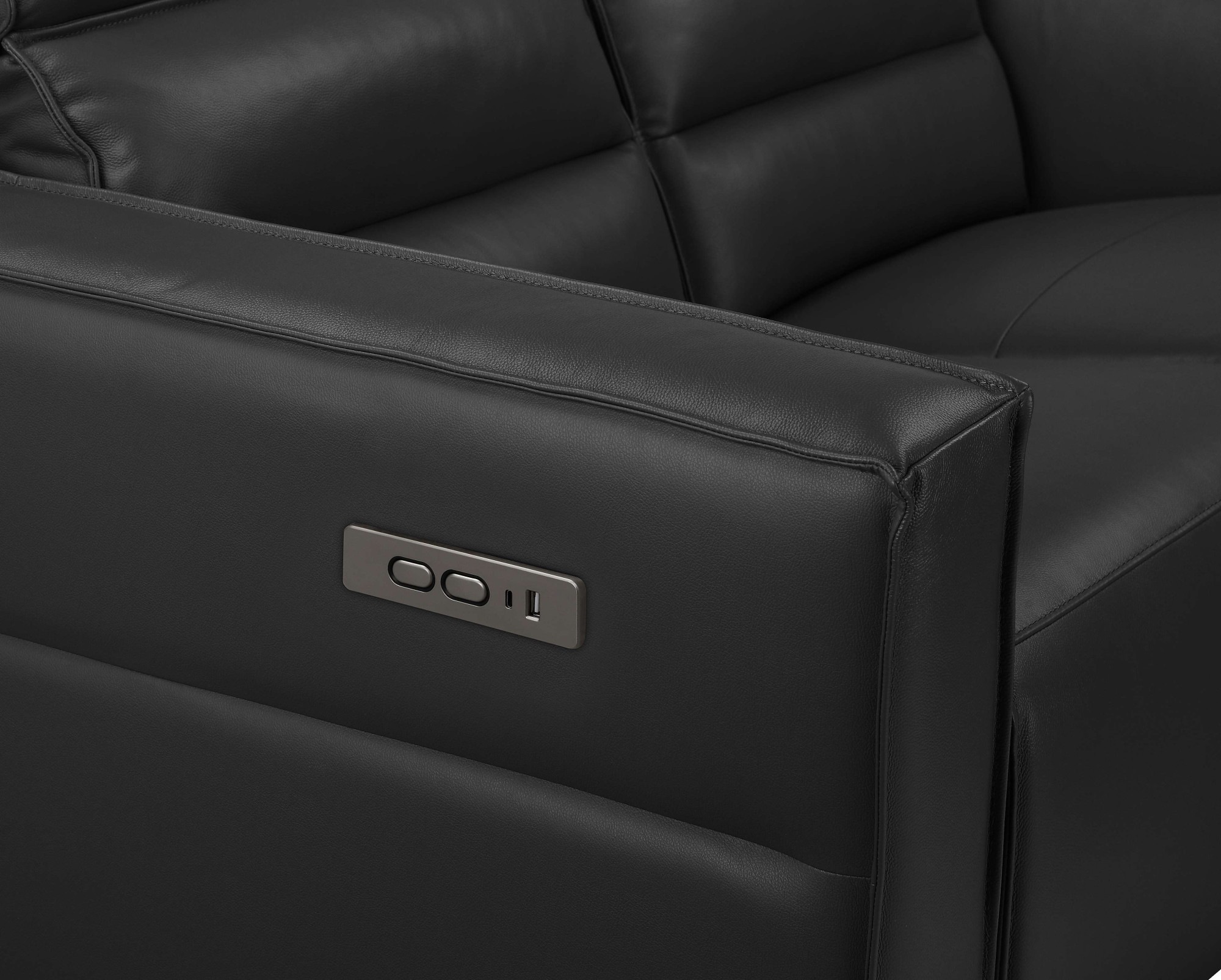 Home affaire 2-Sitzer »Carpari, 162 cm, mit manueller od. elektrischer Relaxfunktion« (USB A/C), sowie Kopfteilverstellung