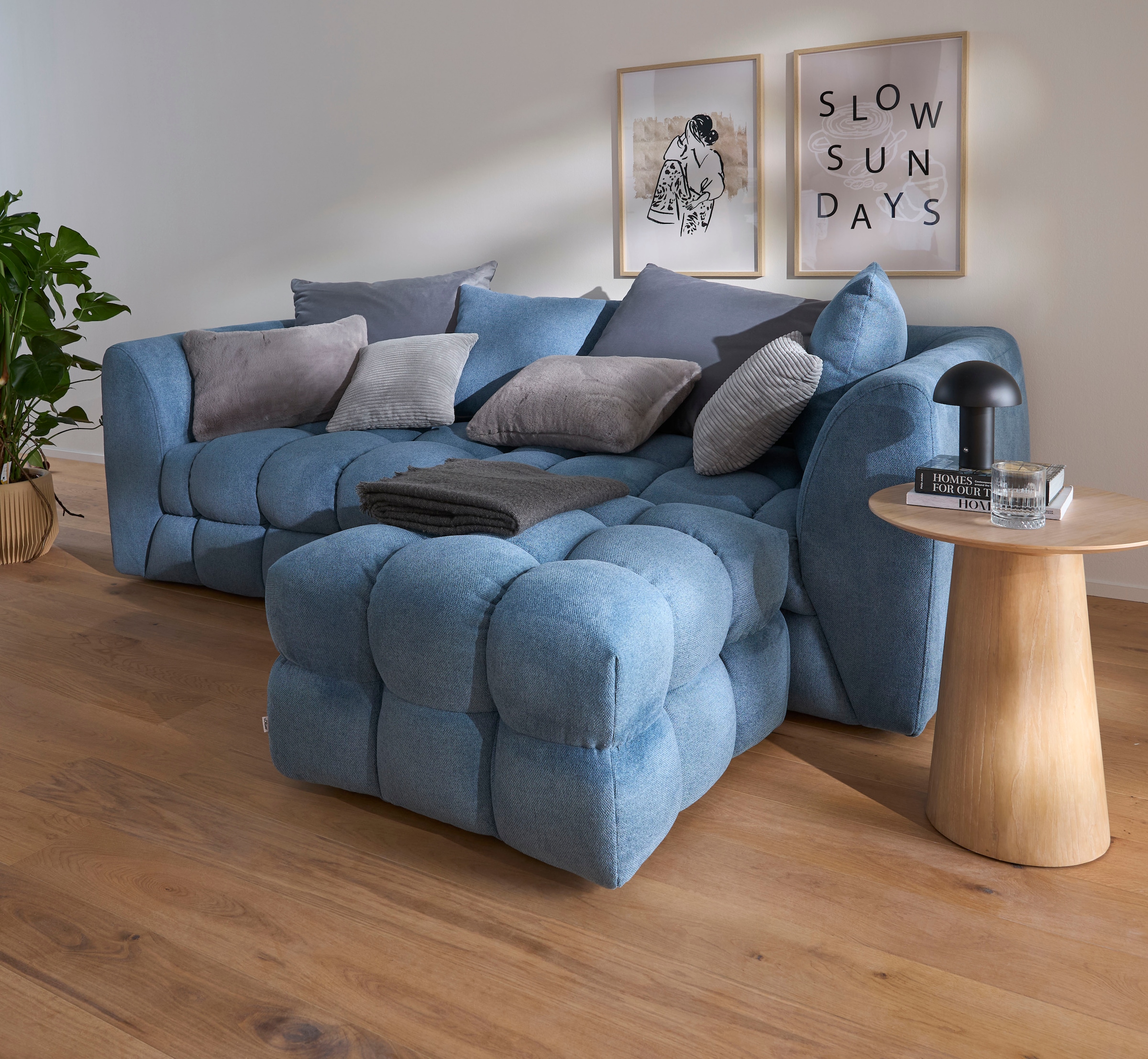 s.Oliver Table d'appoint »Hemmon« mit massivem Eschenfuss, edler Echtholzplatte, Durchmesser 50 cm