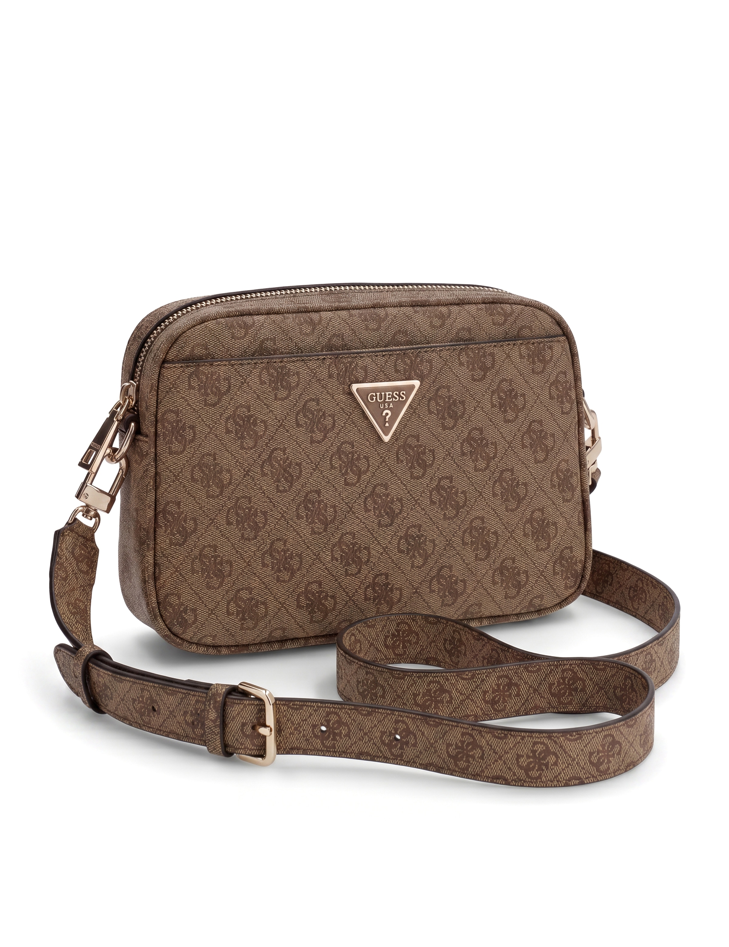 Guess Sac à bandoulière »MERIDIAN II CAMERA BAG« Damen Umhängetasche, Schultertasche mit Logoprint