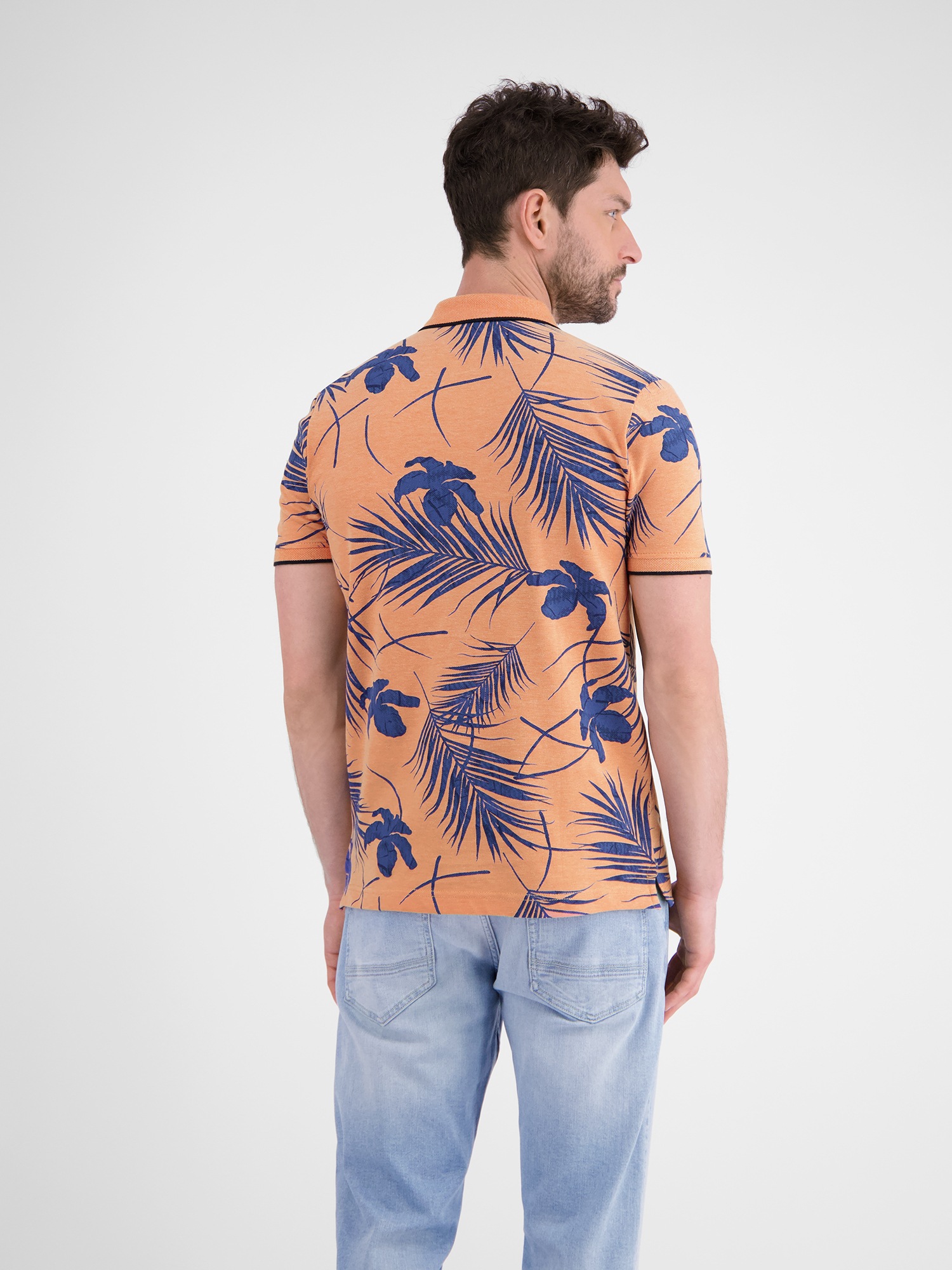 LERROS Polo »LERROS Modisches Poloshirt, sommerlich gemustert«