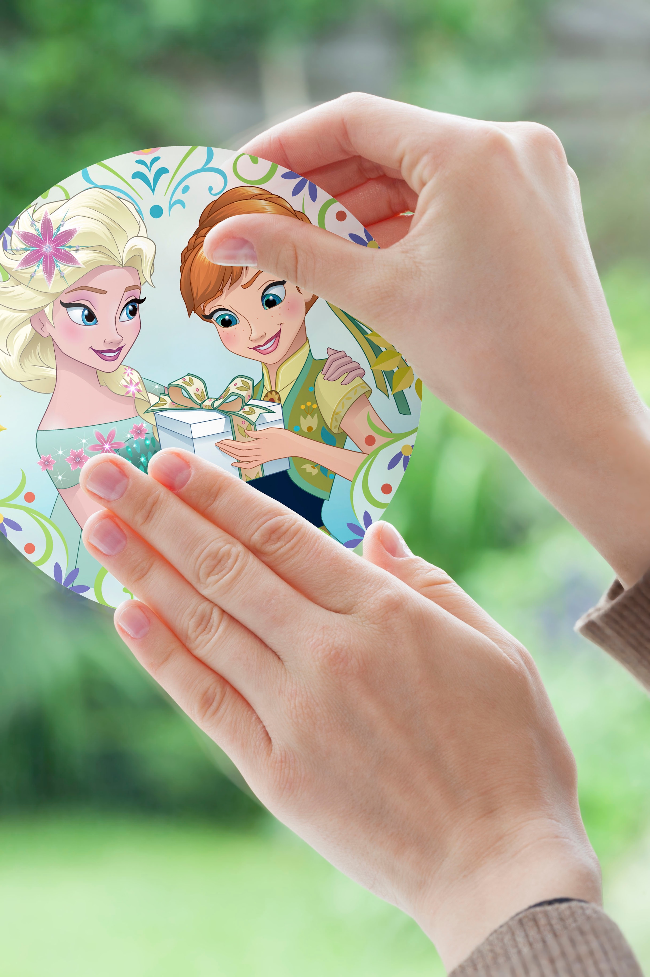 Komar Tableau de fenêtre »Frozen Springday Bubbles  - Grösse 30 x 30 cm, 2 Bogen«