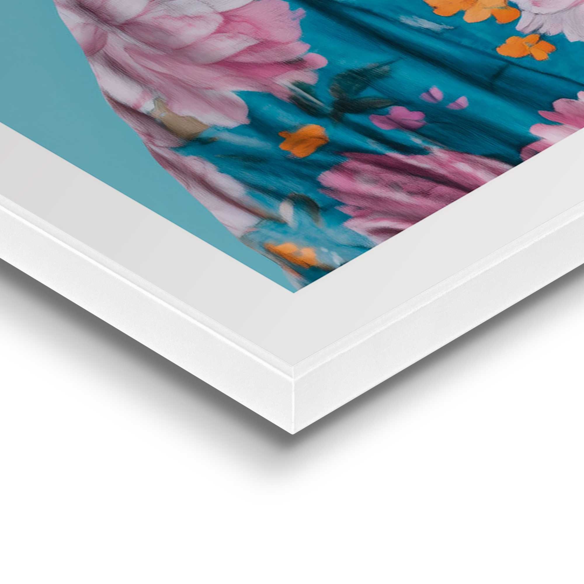 Reinders! Poster »Flower Tiger« Hobbyraum - Blumen - Kimono - Mehrfarbig - MDF - Tiere - 40x50 cm