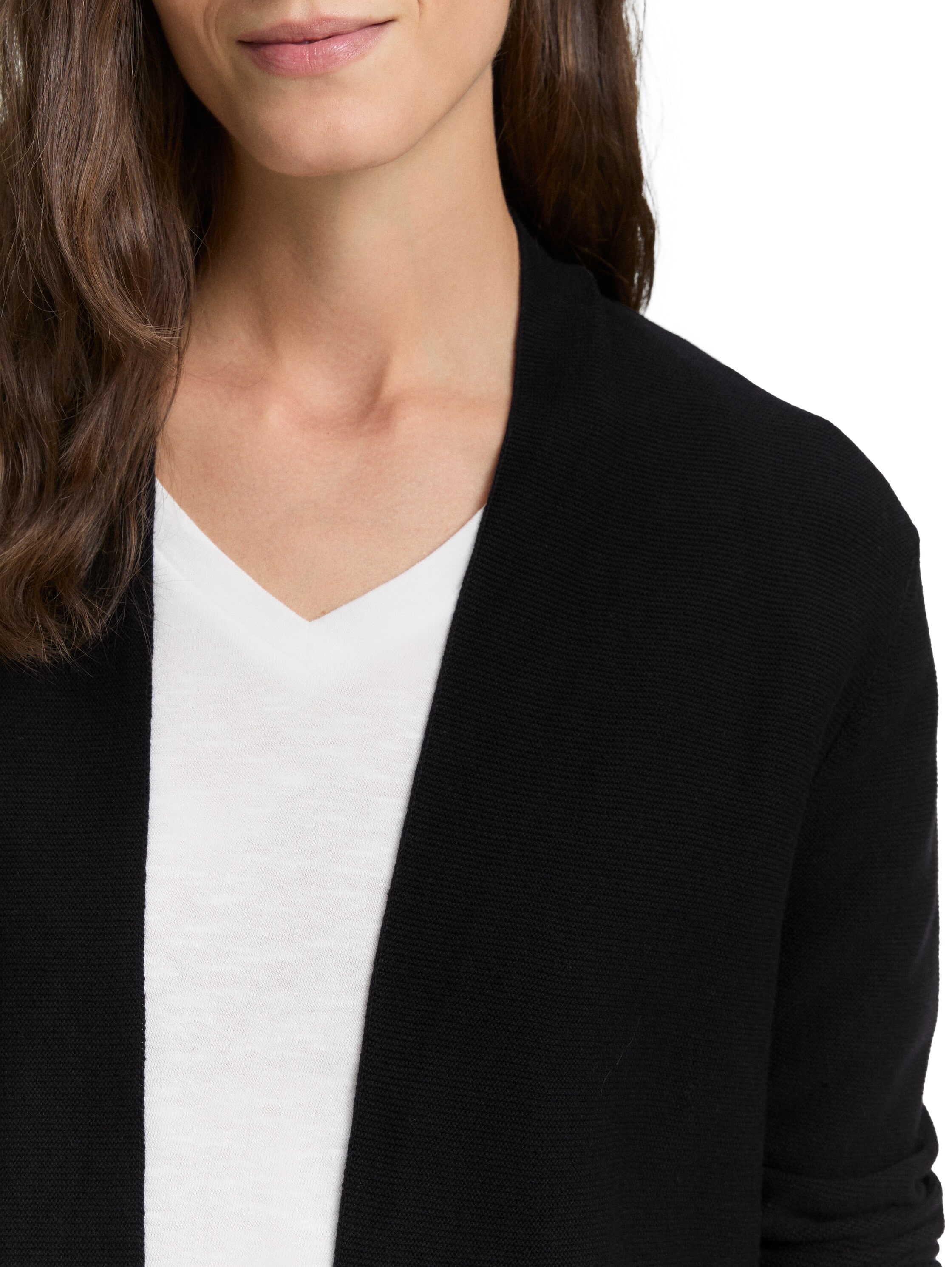 TOM TAILOR Cardigan avec structure fine