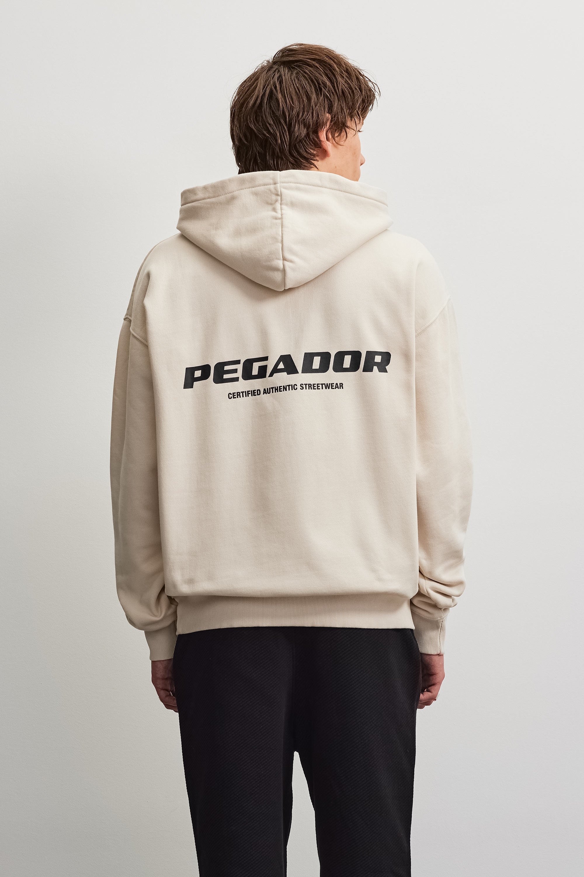 PEGADOR Sweat à capuche »COLNE LOGO OVERSIZED HOODIE«, mélange de coton, oversize
