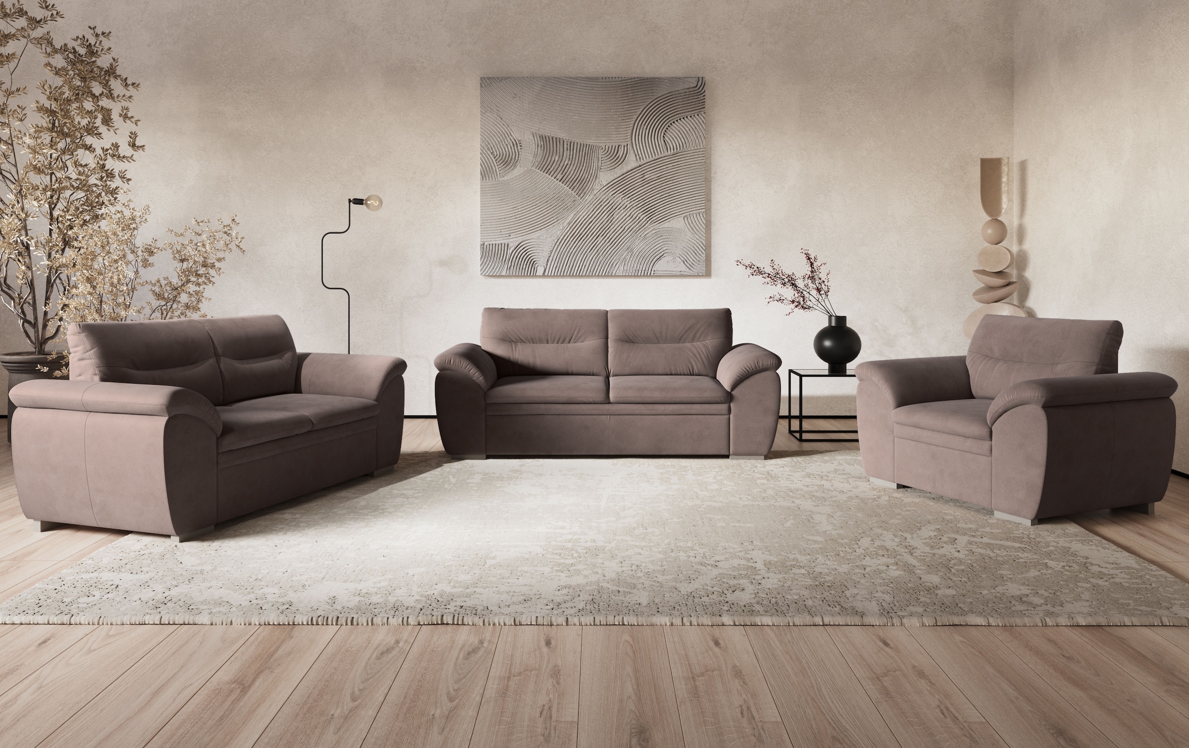 COTTA 2,5-places »Leandra« Polstergarnitur, auch als Set erhältlich