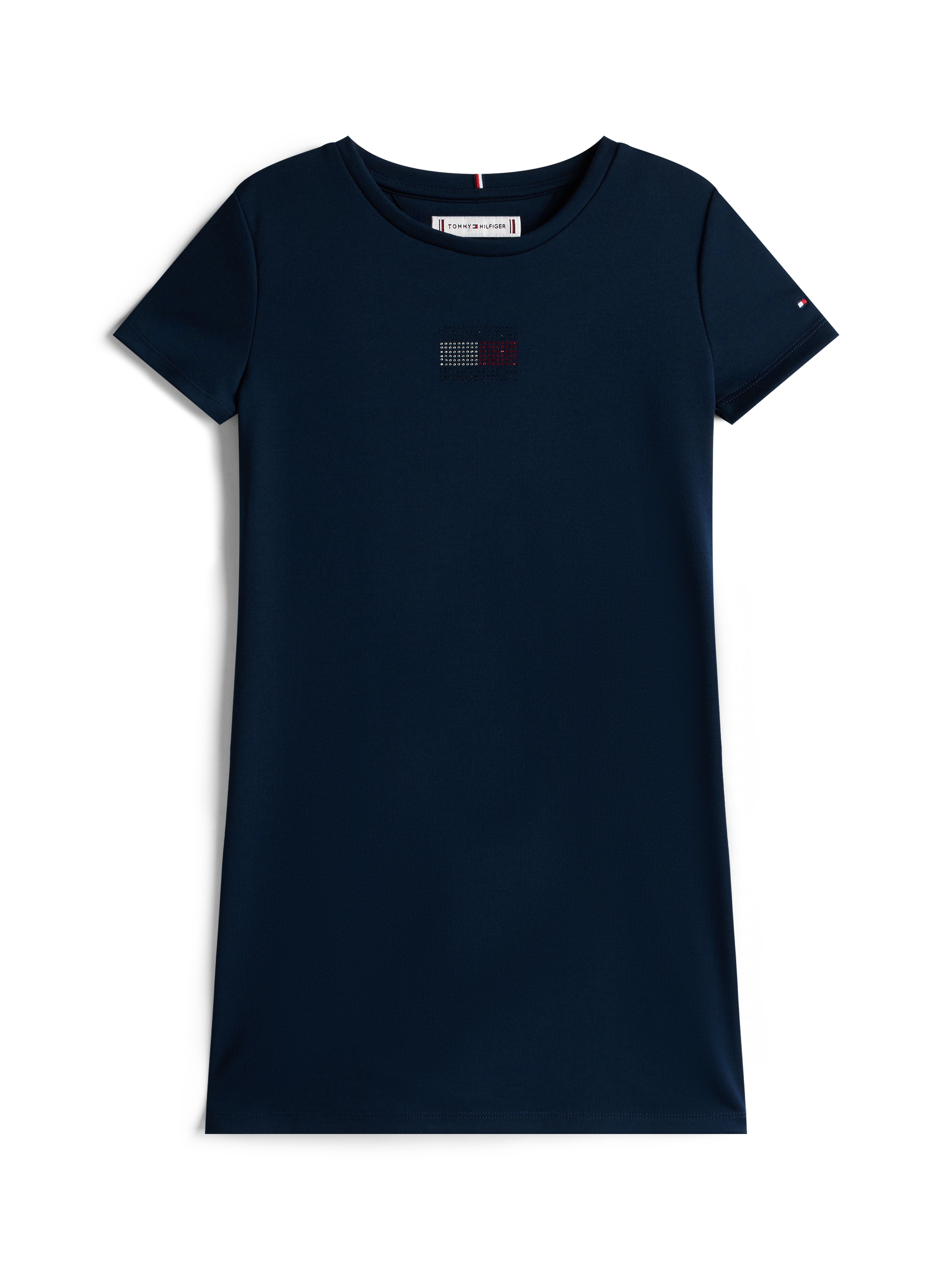 Tommy Hilfiger Shirtkleid »STRAIGHT PUNTO DRESS S/S« Ohne Tasche Kinder bis 16 Jahre