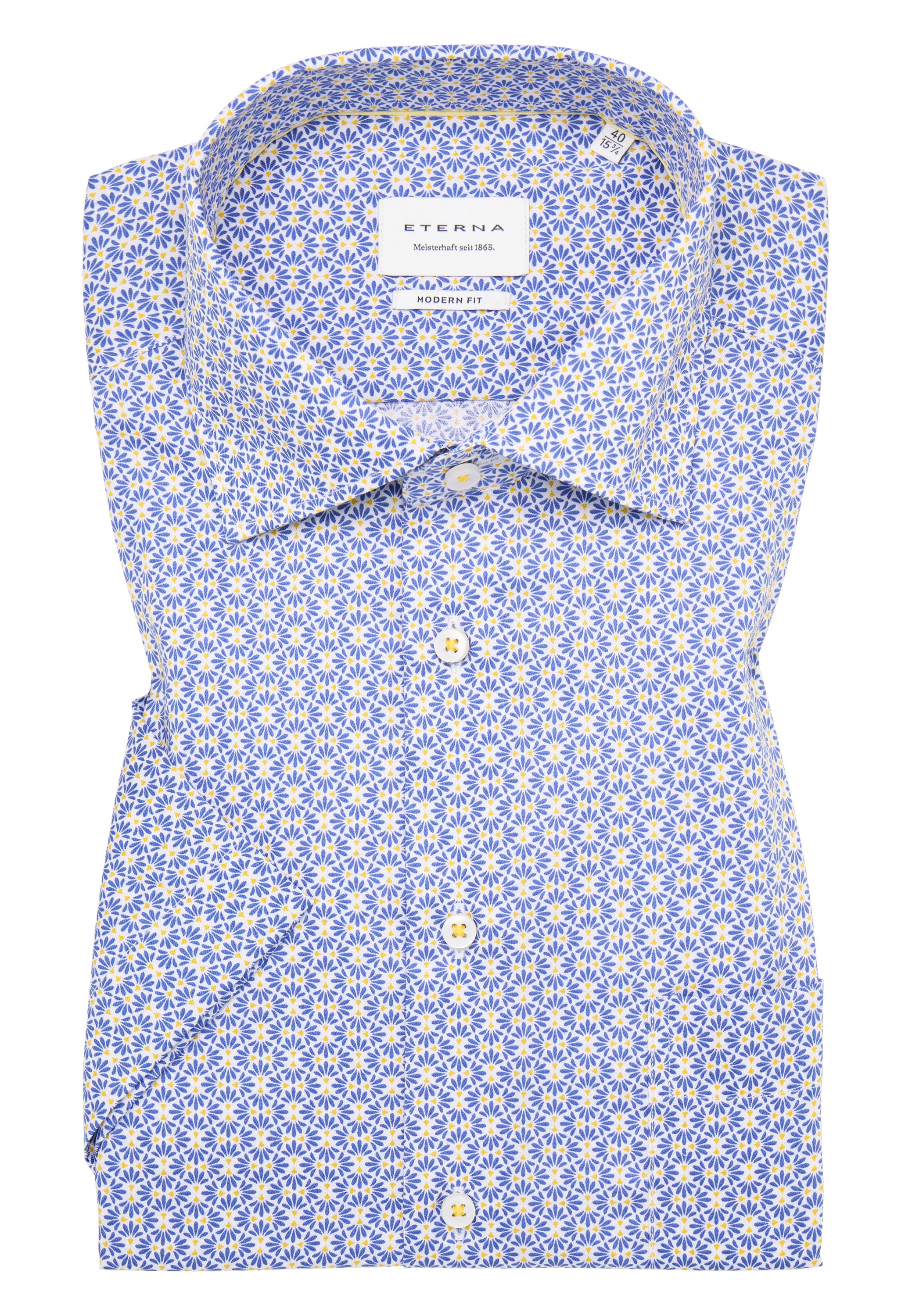 Eterna Chemise à manches courtes »MODERN FIT« NON IRON (bügelfrei)