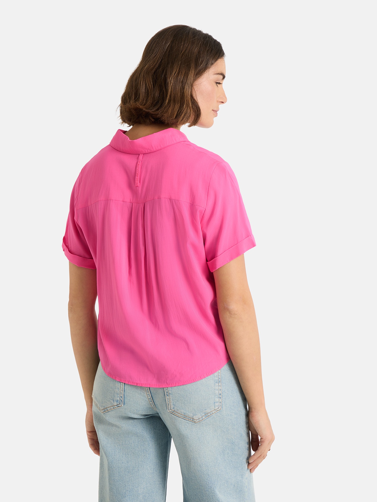 Lieblingsstück Blouse chemise »RulaEP« mit Umschlagsaum an den Ärmeln, lockerer Fit