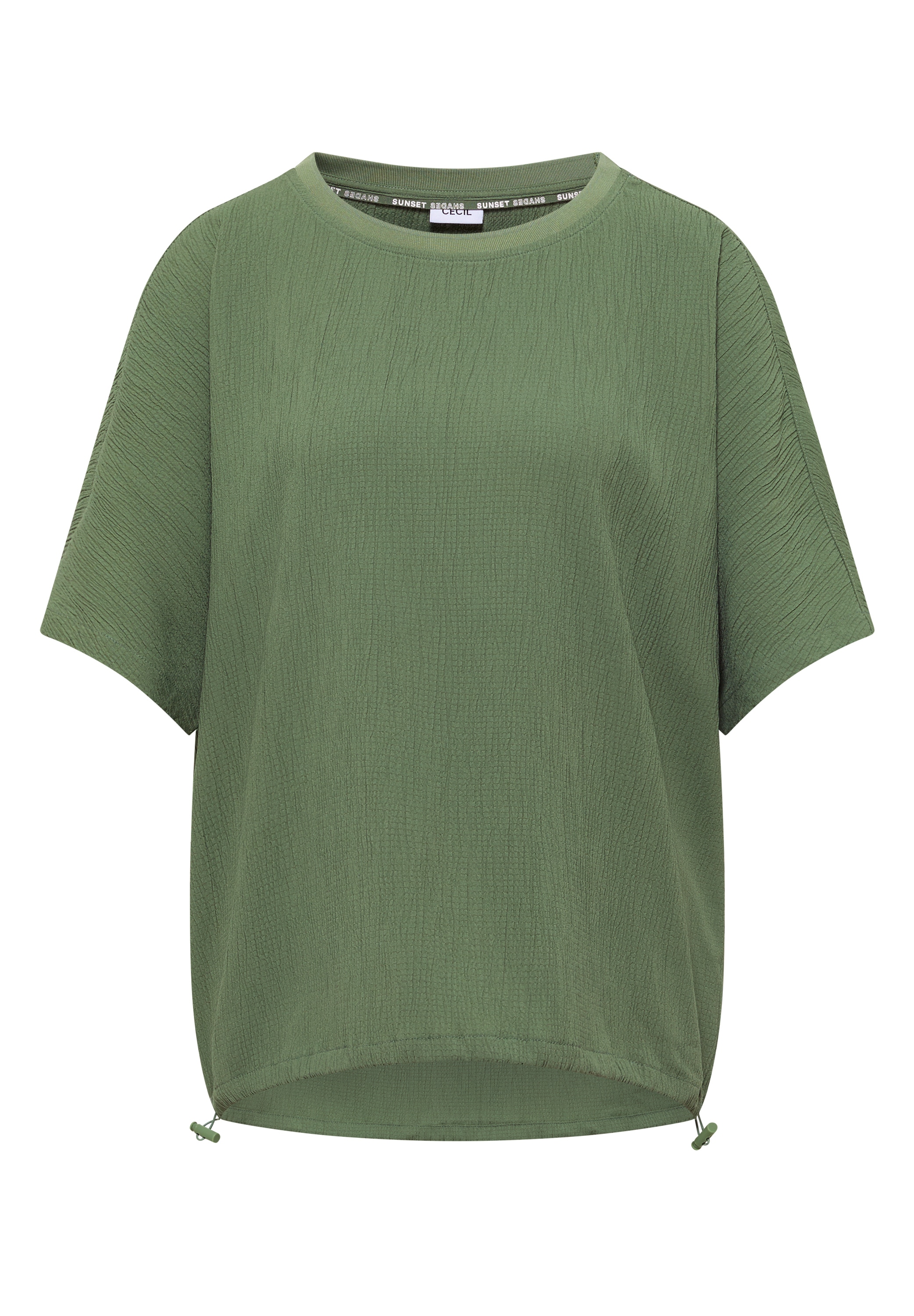 Cecil Top chemisier Blouse d'été, qualité structurée, viscose