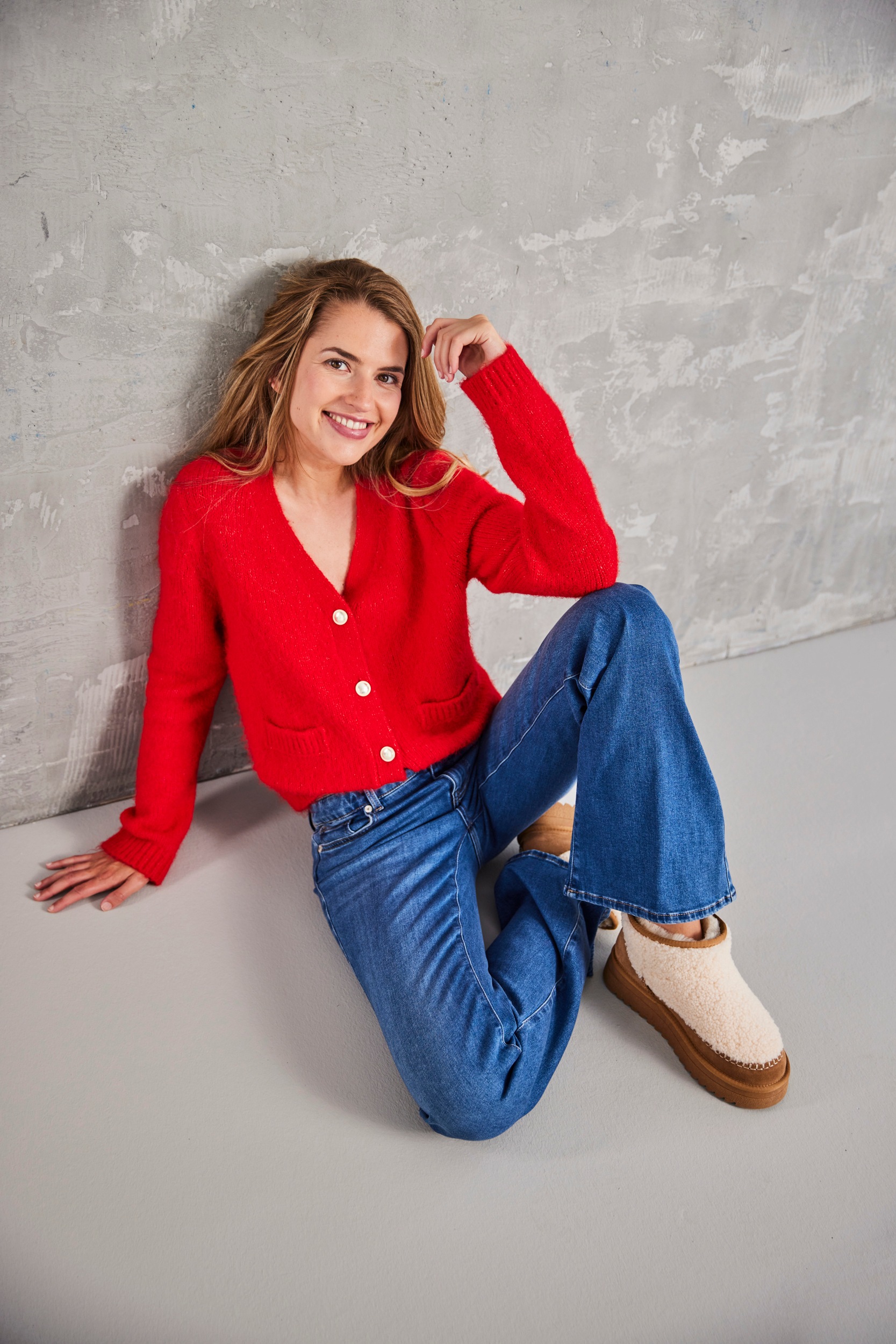 ONLY Veste en tricot »ONLMAGGIE LIFE LS V-NECK CARDI CC KNT«