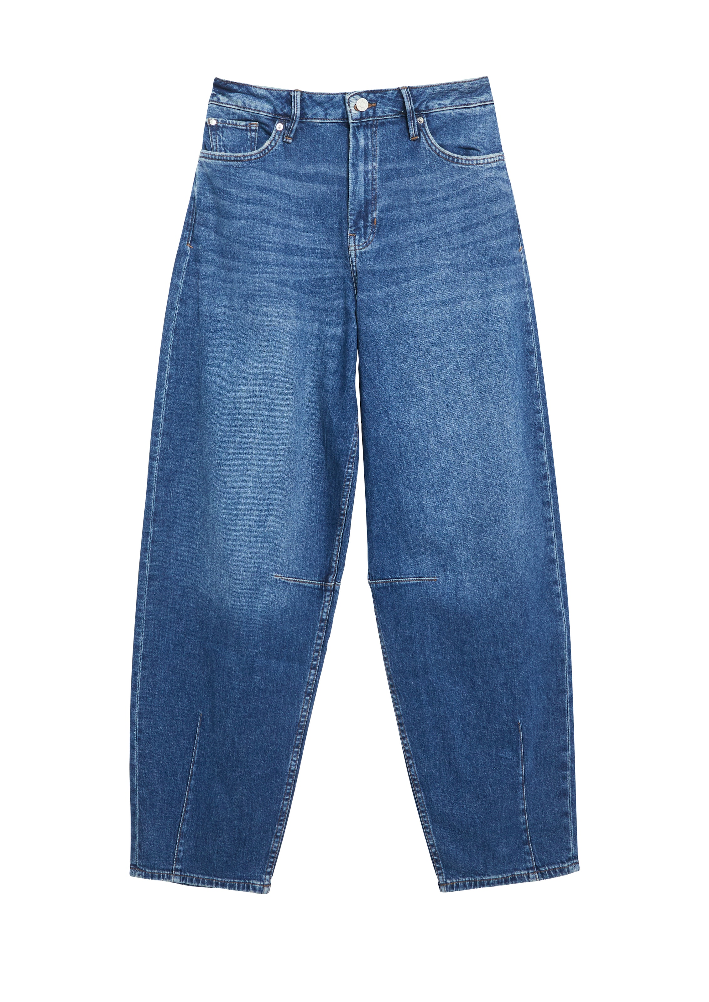 s.Oliver Jeans à 5 poches en coupe Barrel Fit et avec stretch