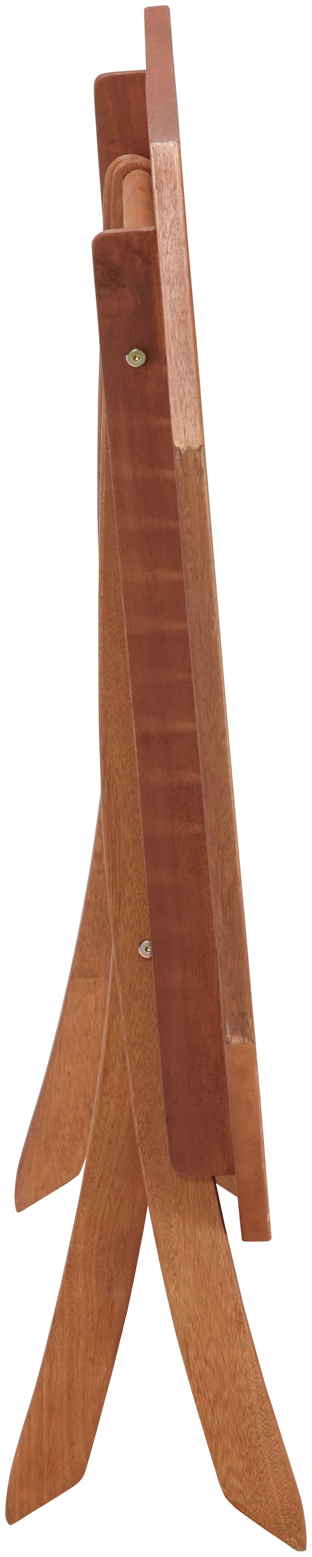 MERXX Salon de jardin »Borkum, TOPSELLER!« 6x Sessel, inkl. Sitz- und Rückenkissen, 1x Klapptisch 135x85 cm, 13 cuis tlg. Eukalyptusholz, FSC® Mix, geeignet für 6 Personen