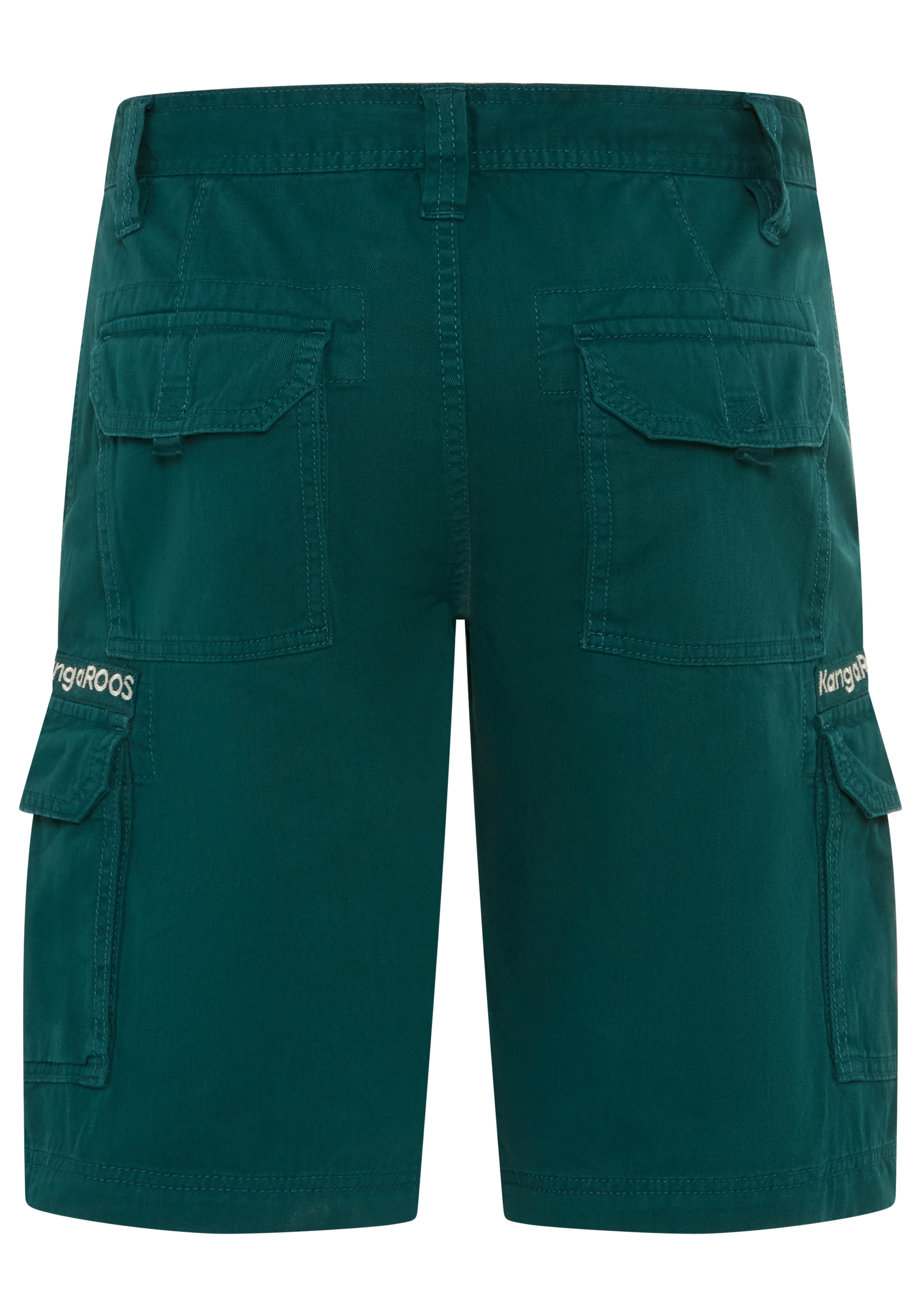 KangaROOS Short cargo  gerade geschnitten, mit Bindeband am Beinabschluss und Bund
