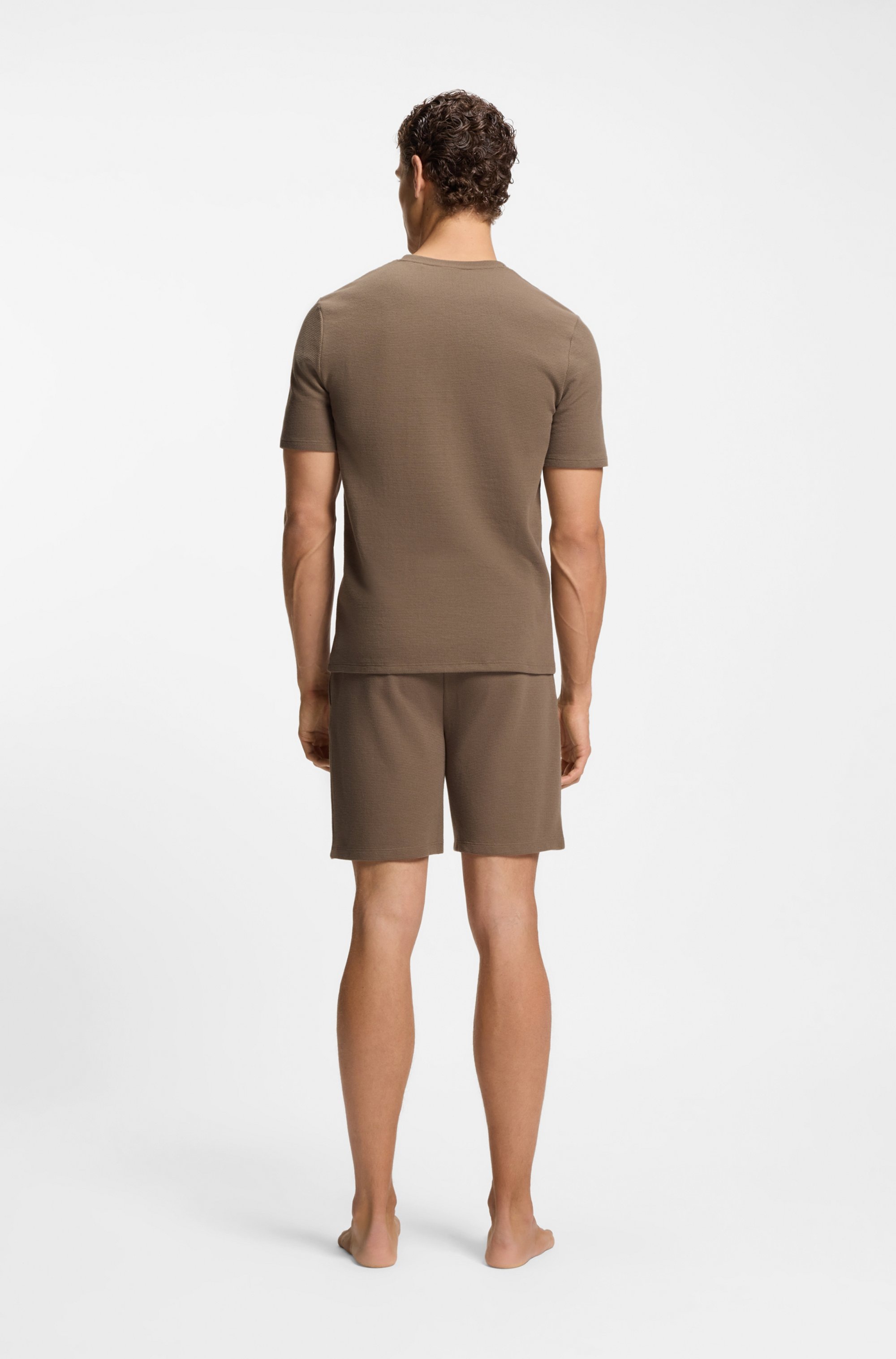 BOSS Pyjamaoberteil »Waffle T-Shirt«