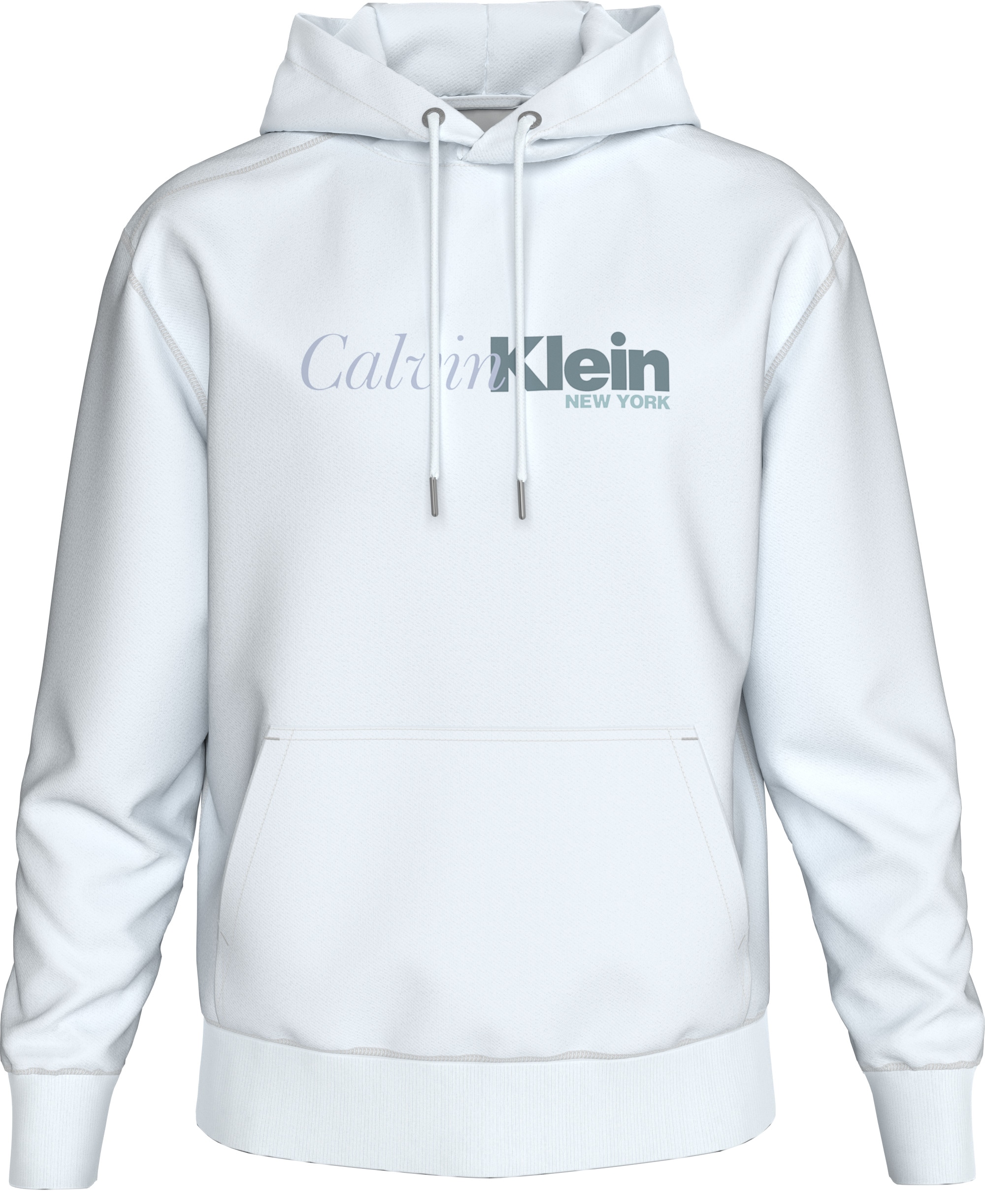 Calvin Klein Kapuzensweatshirt »LS EU 350TERRY CURSIVE GRAPHIC H«, regular fit, Logo-Schriftzug
