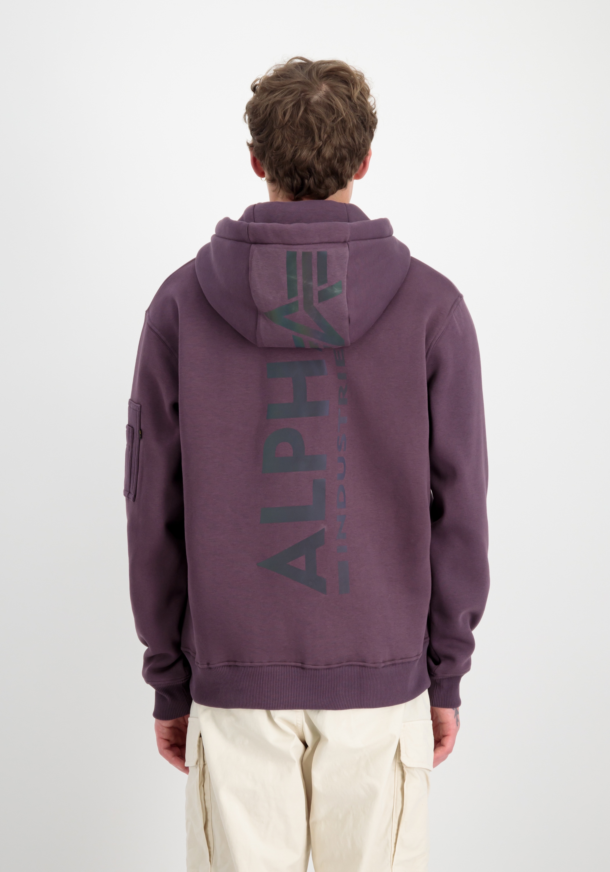 Alpha Industries Hoodie »Backprint Hoodie Rainbow Refl. Print«
