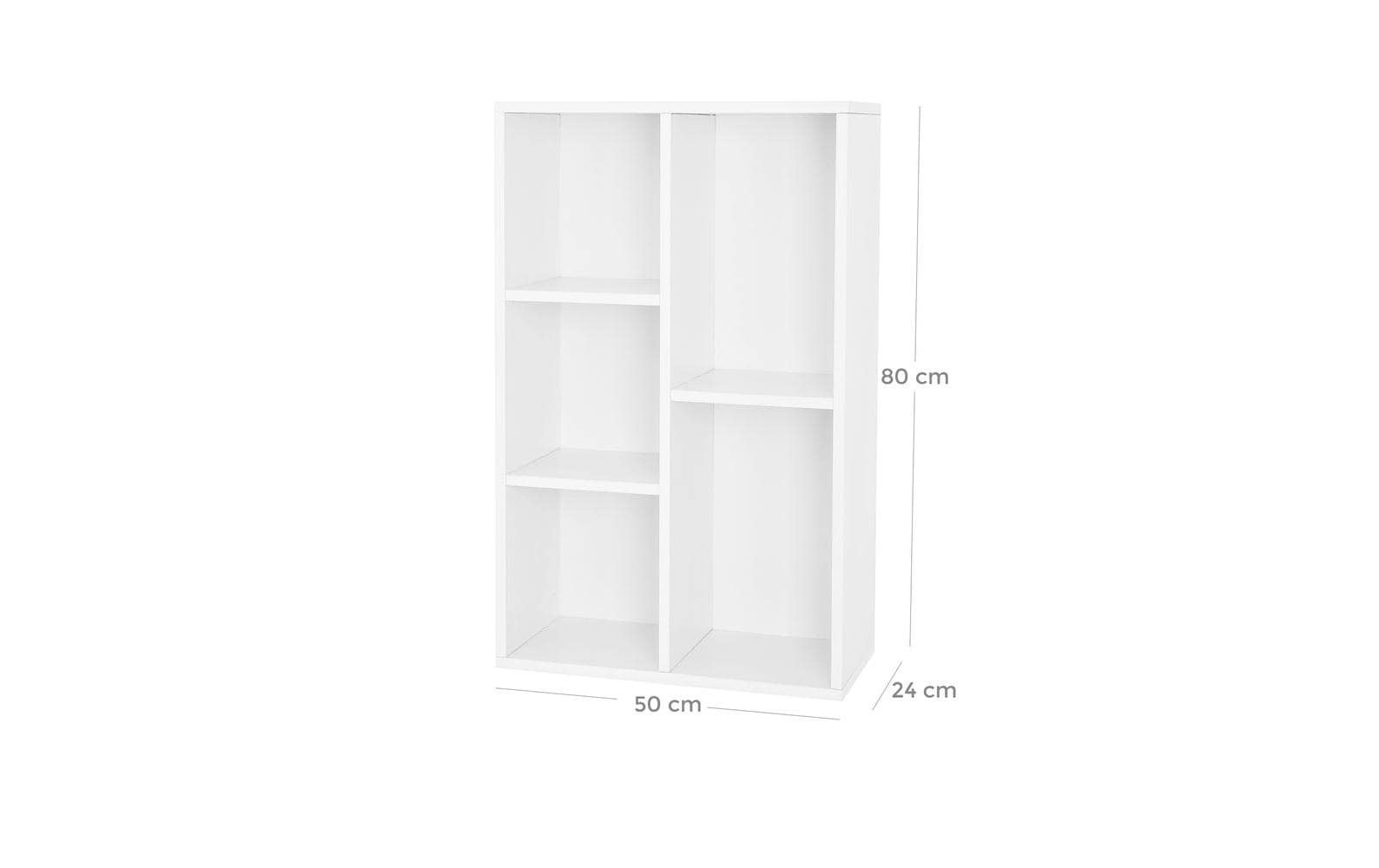 VASAGLE Étagère »5 Ablagen 50 x 80 cm«