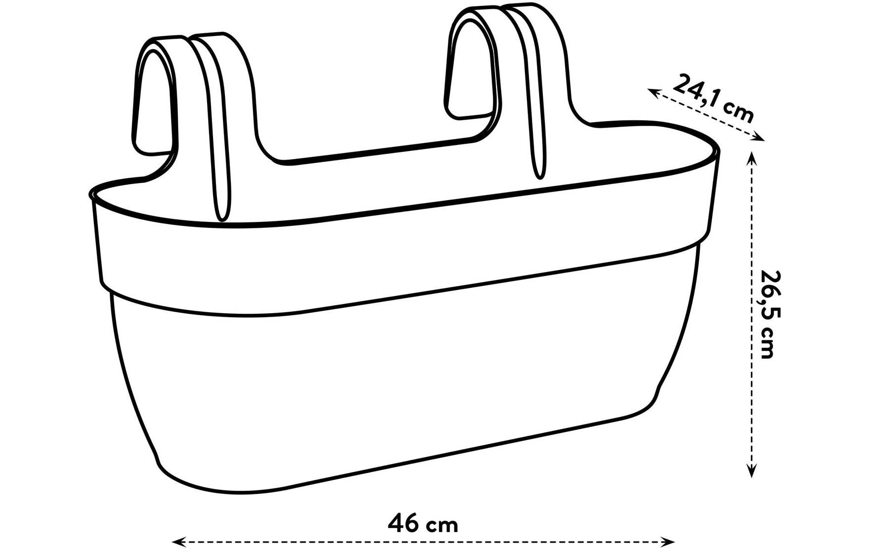 Elho Pot de fleurs »Vibia Campana Easy Aufhänger Gross«