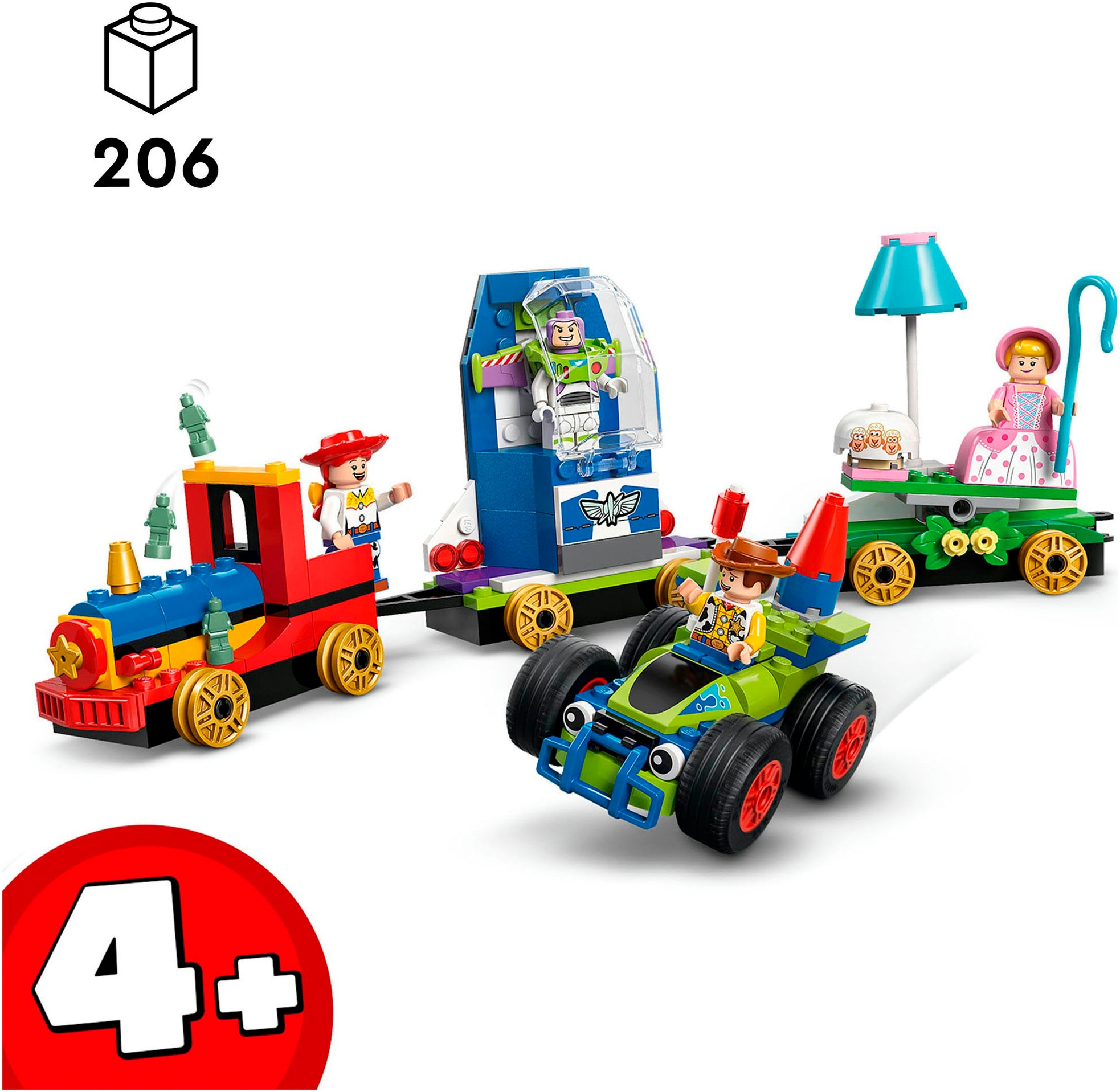 LEGO® Pions de construction »Partyzug und das Auto RC aus Toy Story (43264), LEGO Disney Pixar« Made in Europe