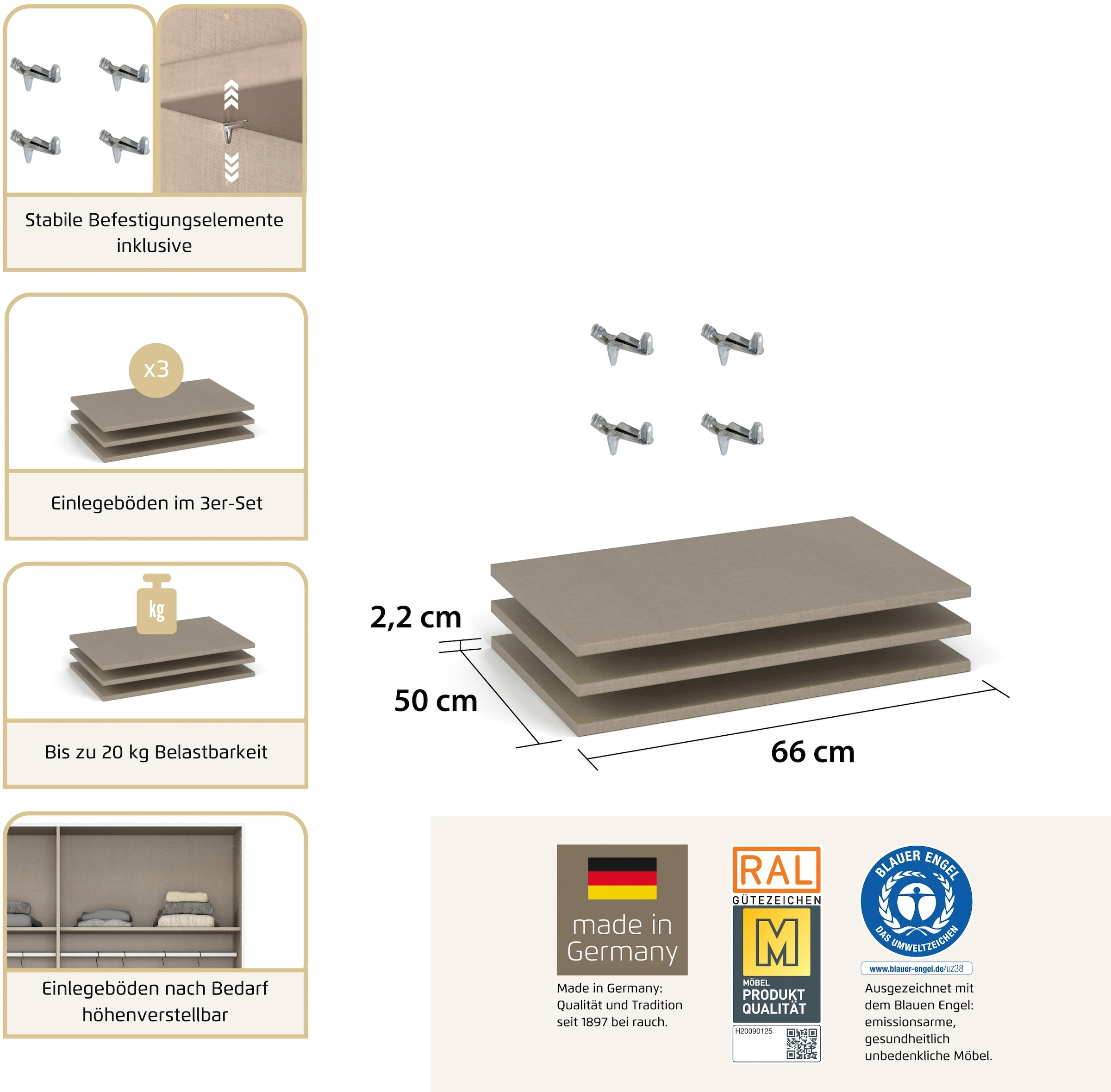 rauch Tablette de rangement