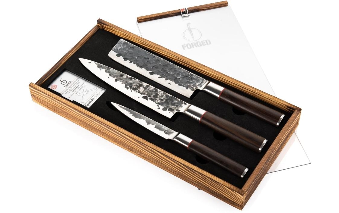   Sets de couteaux »Forged 3tlg. Sebra«