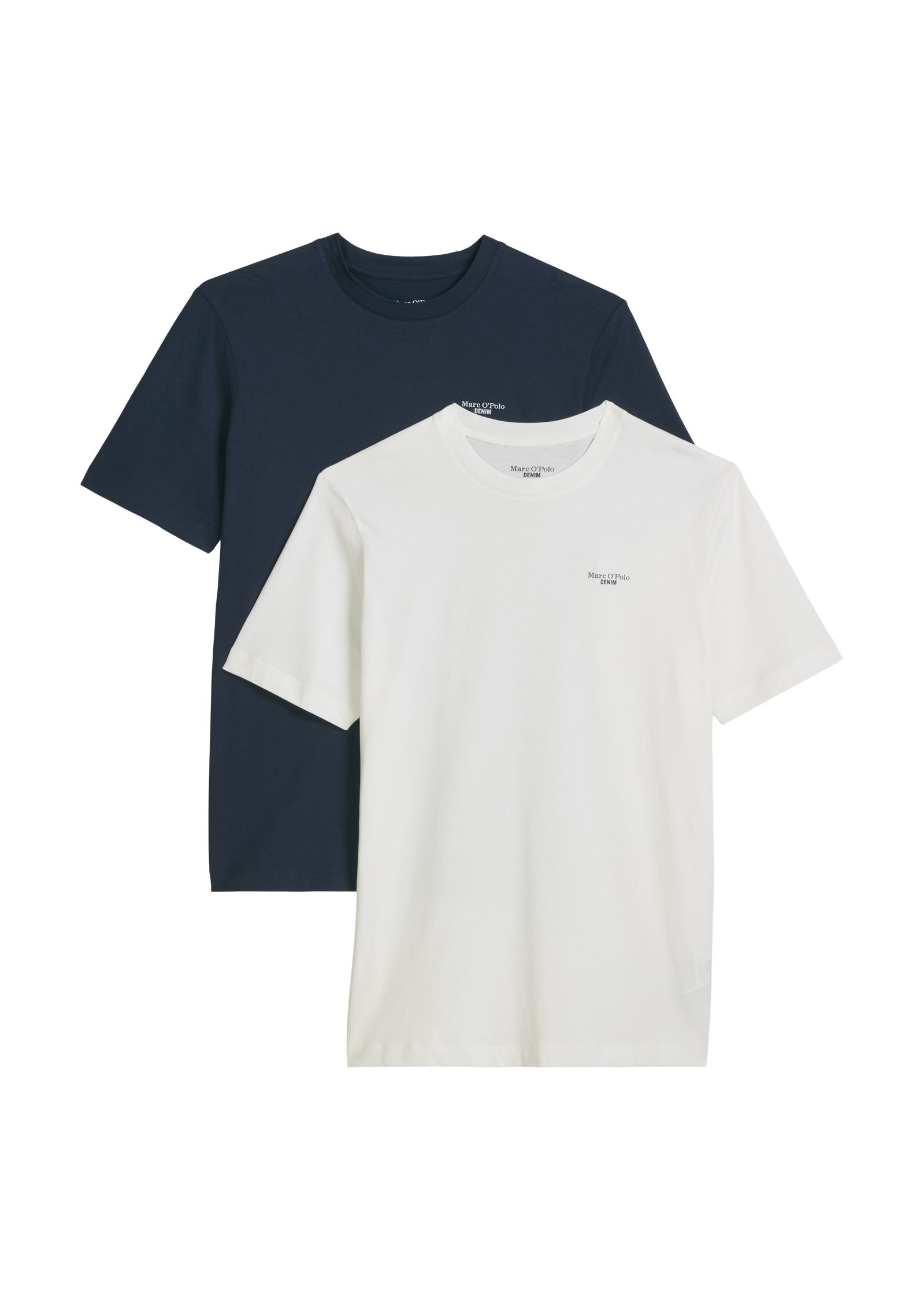 Marc O'Polo DENIM T-shirt »regular fit im 2er Pack, in softem Single Jersey« 2 pièces