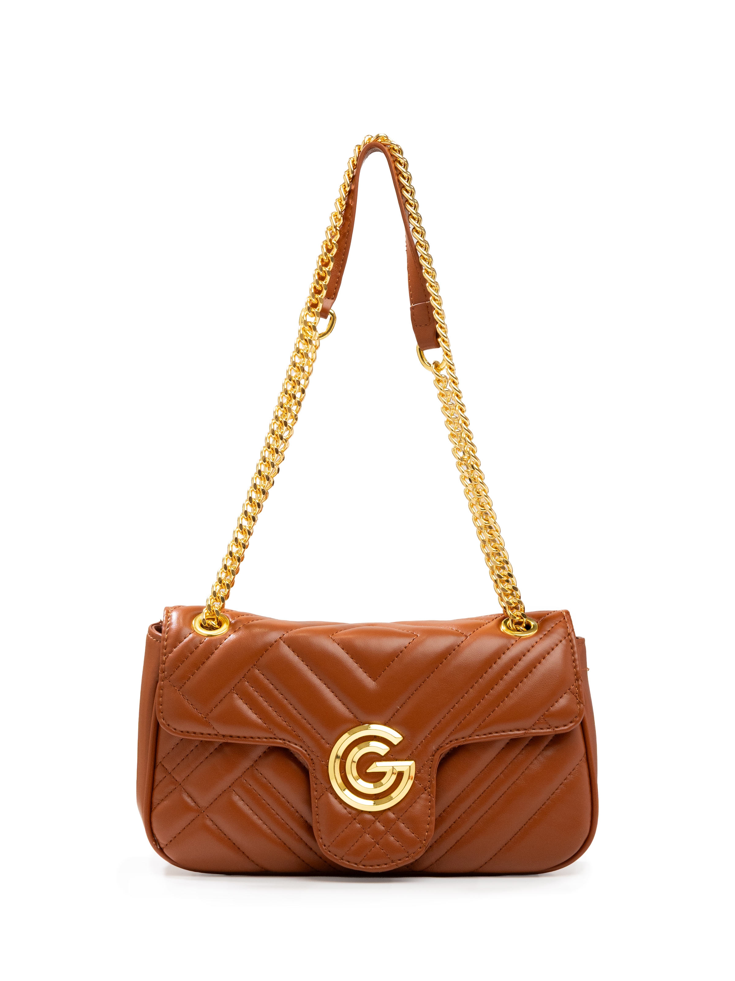 GABRIELLA G By Gabriella Gucci Sac à bandoulière »CINDY« Sac bandoulière pour femme, sac à main, sac de transport avec décoration logo